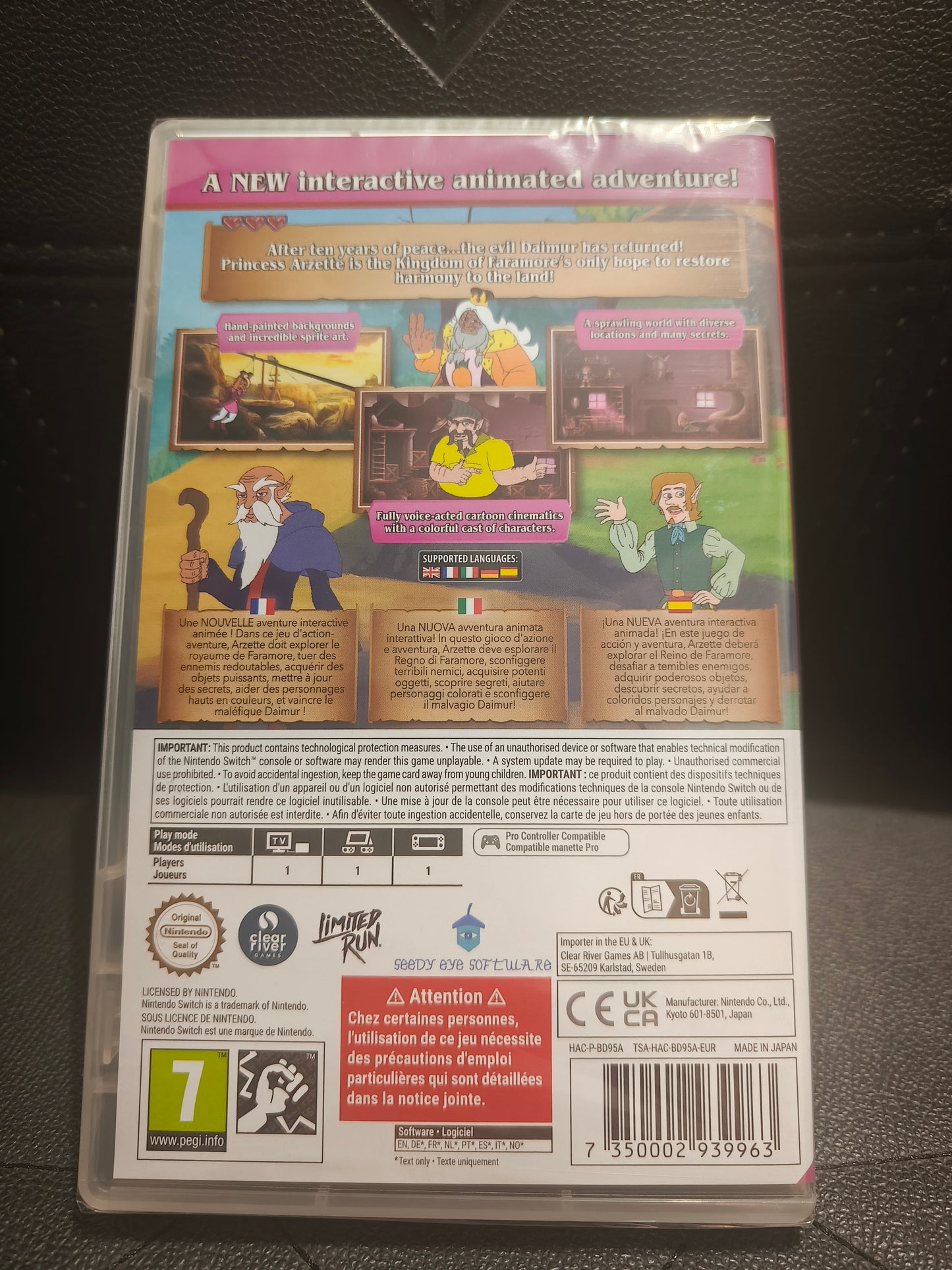 Arzette the jewel of faramore switch sealed