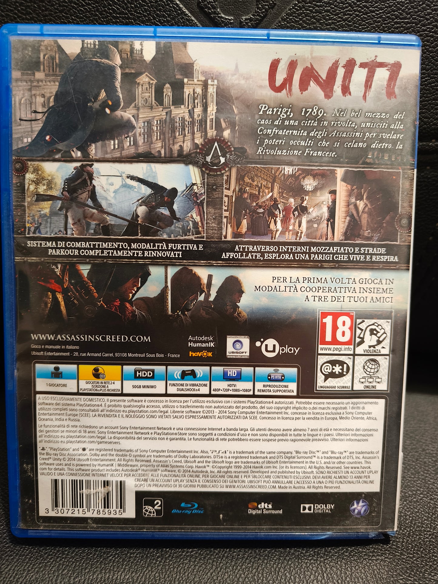 Assassin's Creed unity ps4