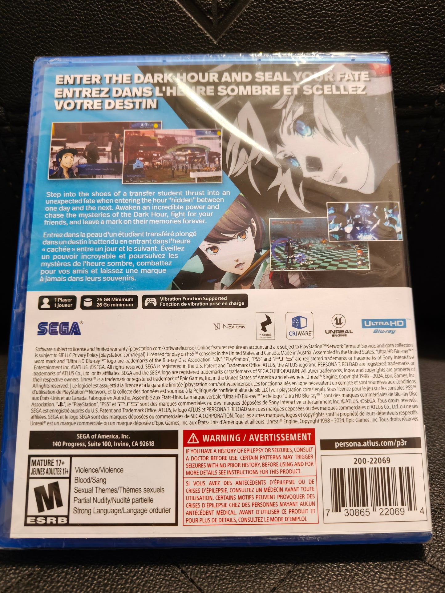 Persona 3 reload ps5 sealed