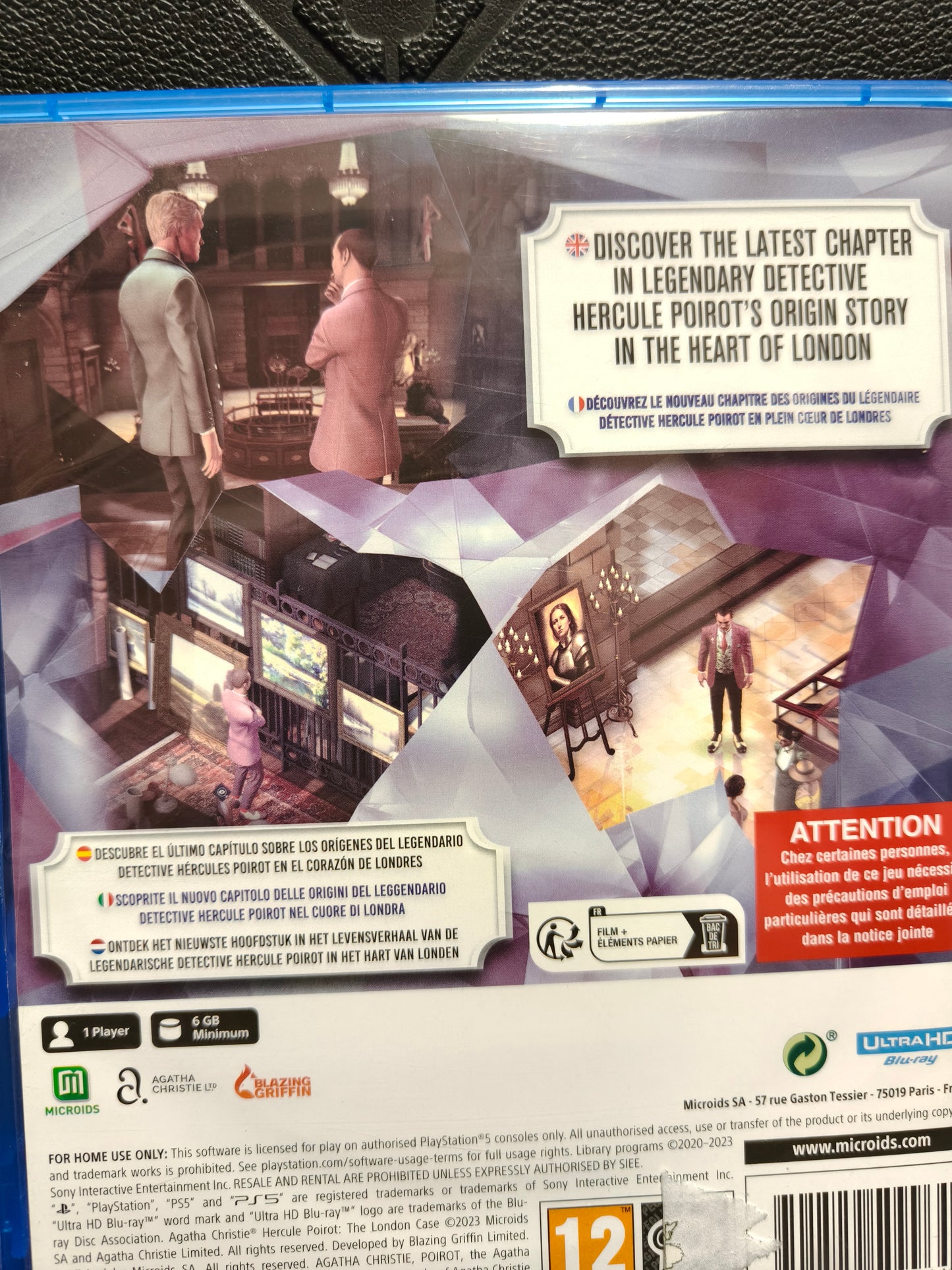 Agatha Christie Hercule Poirot the London case ps5