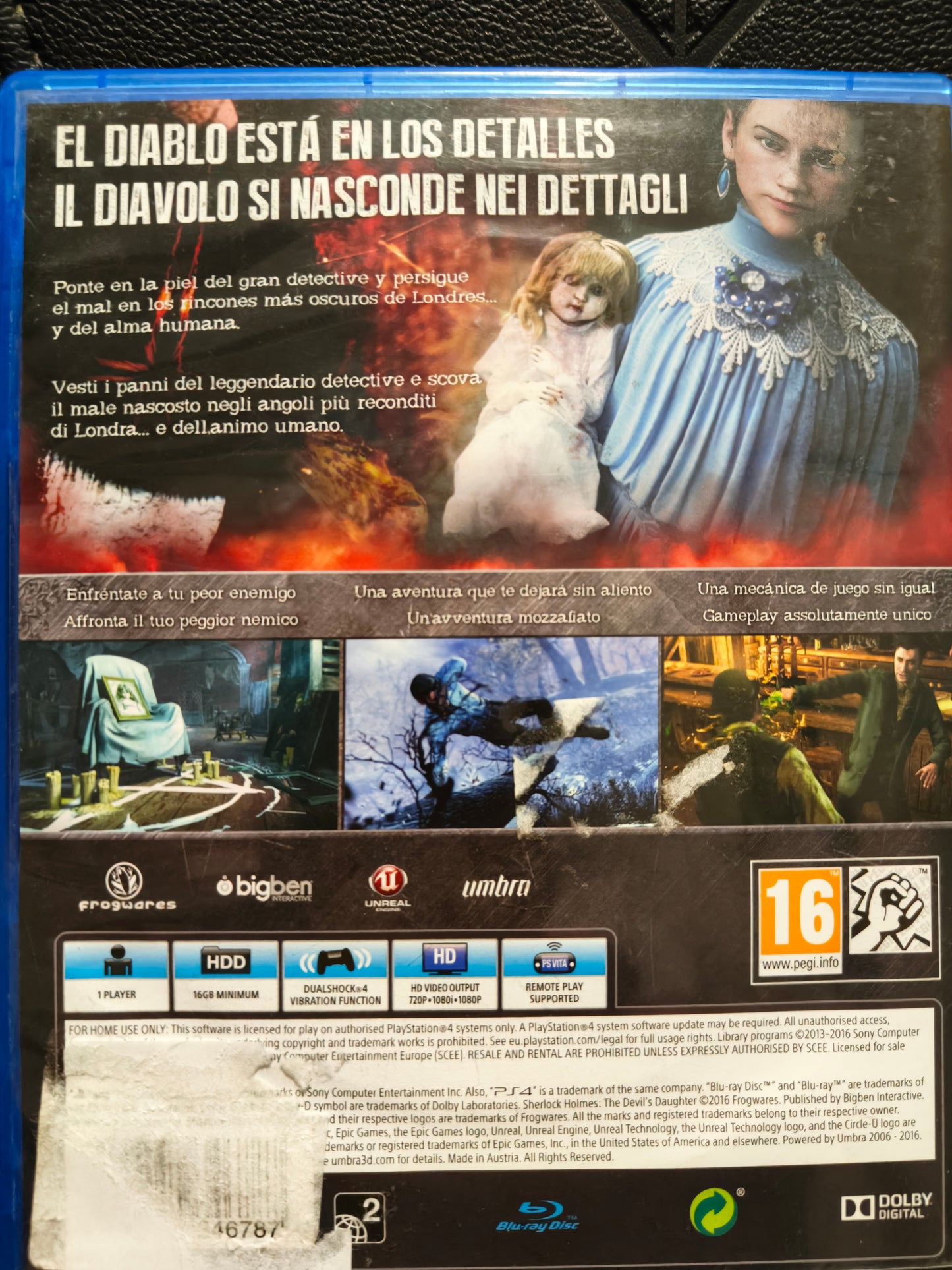 Sherlock holmes the devil's daughter ps4