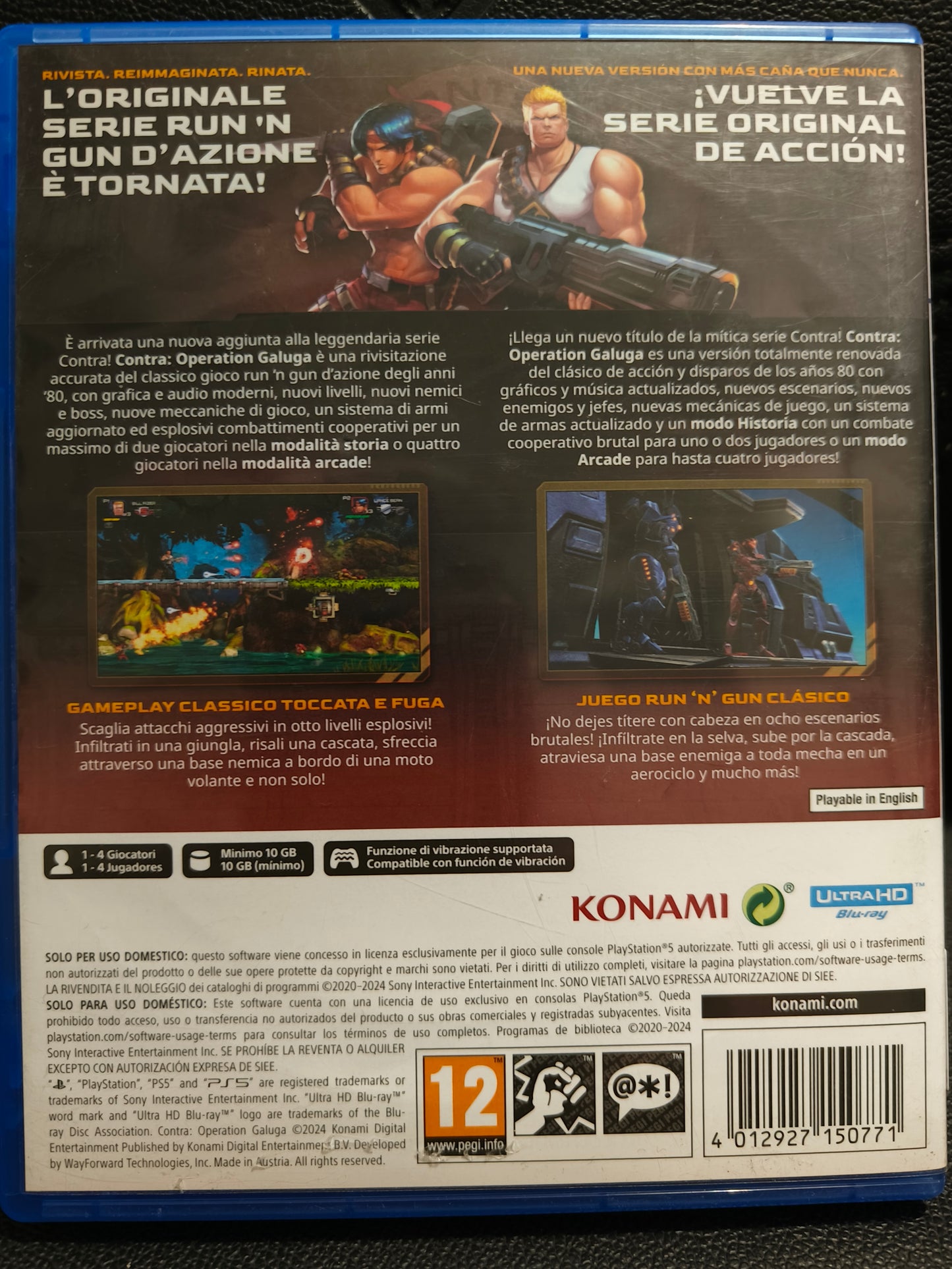 Contra operation galuga ps5