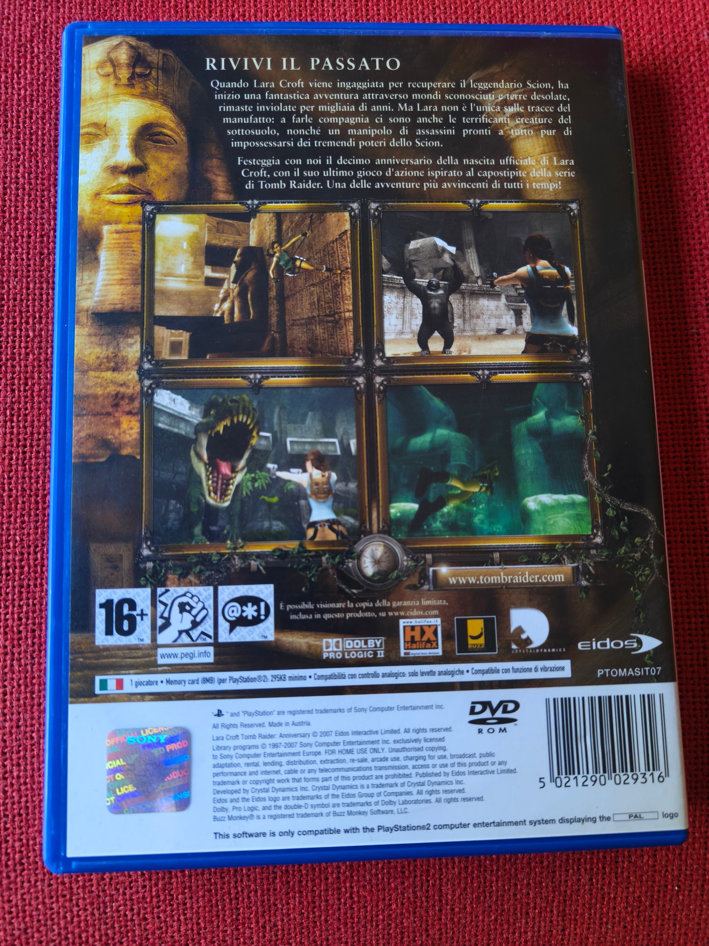 Tomb raider anniversary ps2