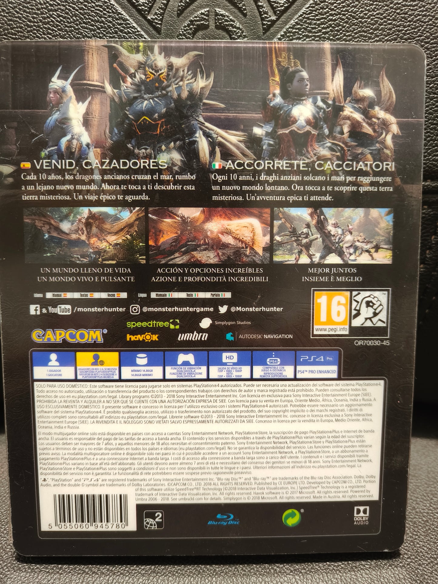 Monster hunter world steelbook edition ps4