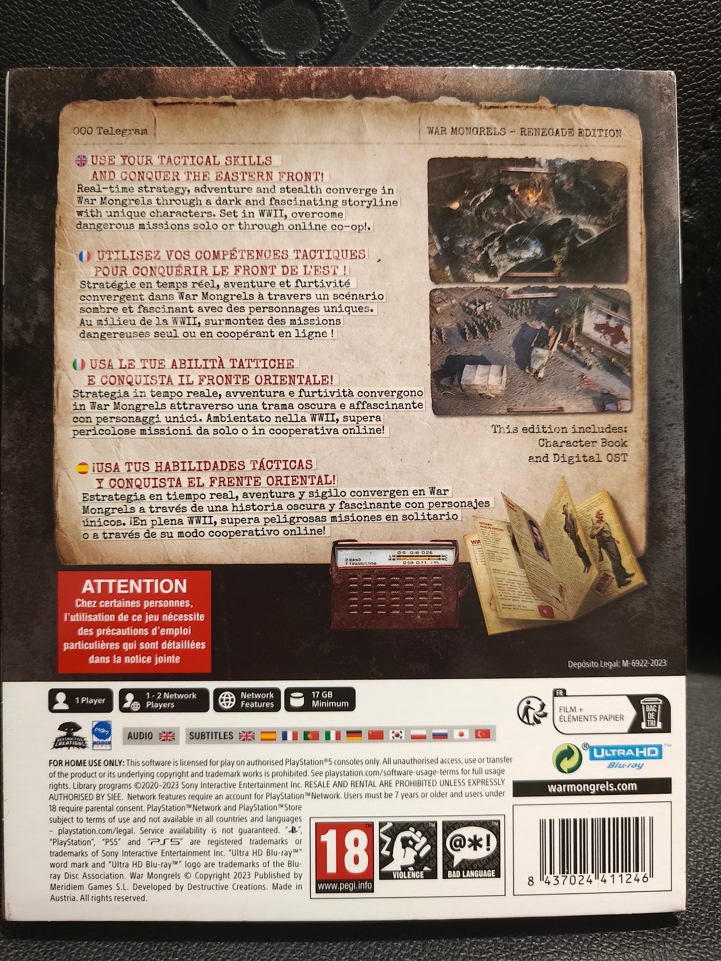 War mongrels Renegade edition ps5