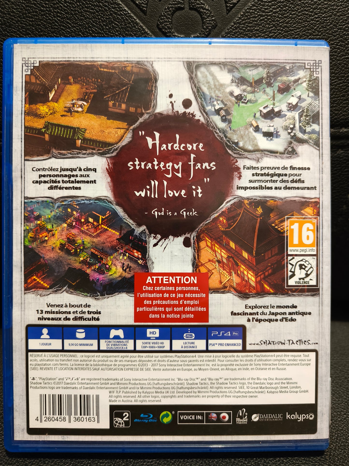 Shadow tactics ps4