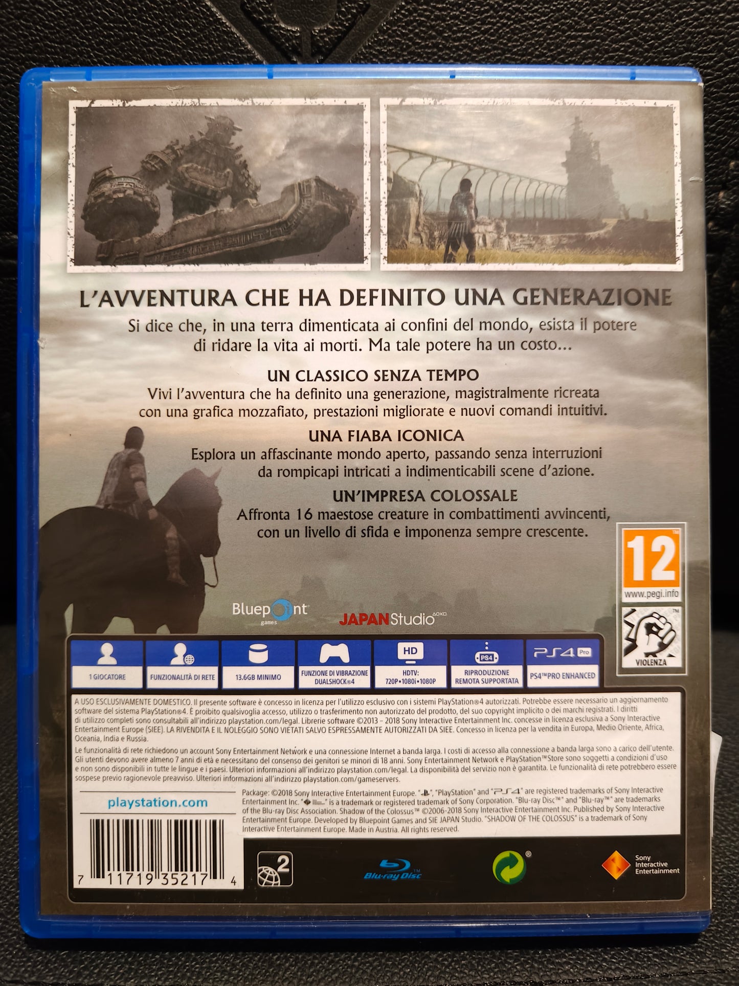 Shadow of the colossus ps4