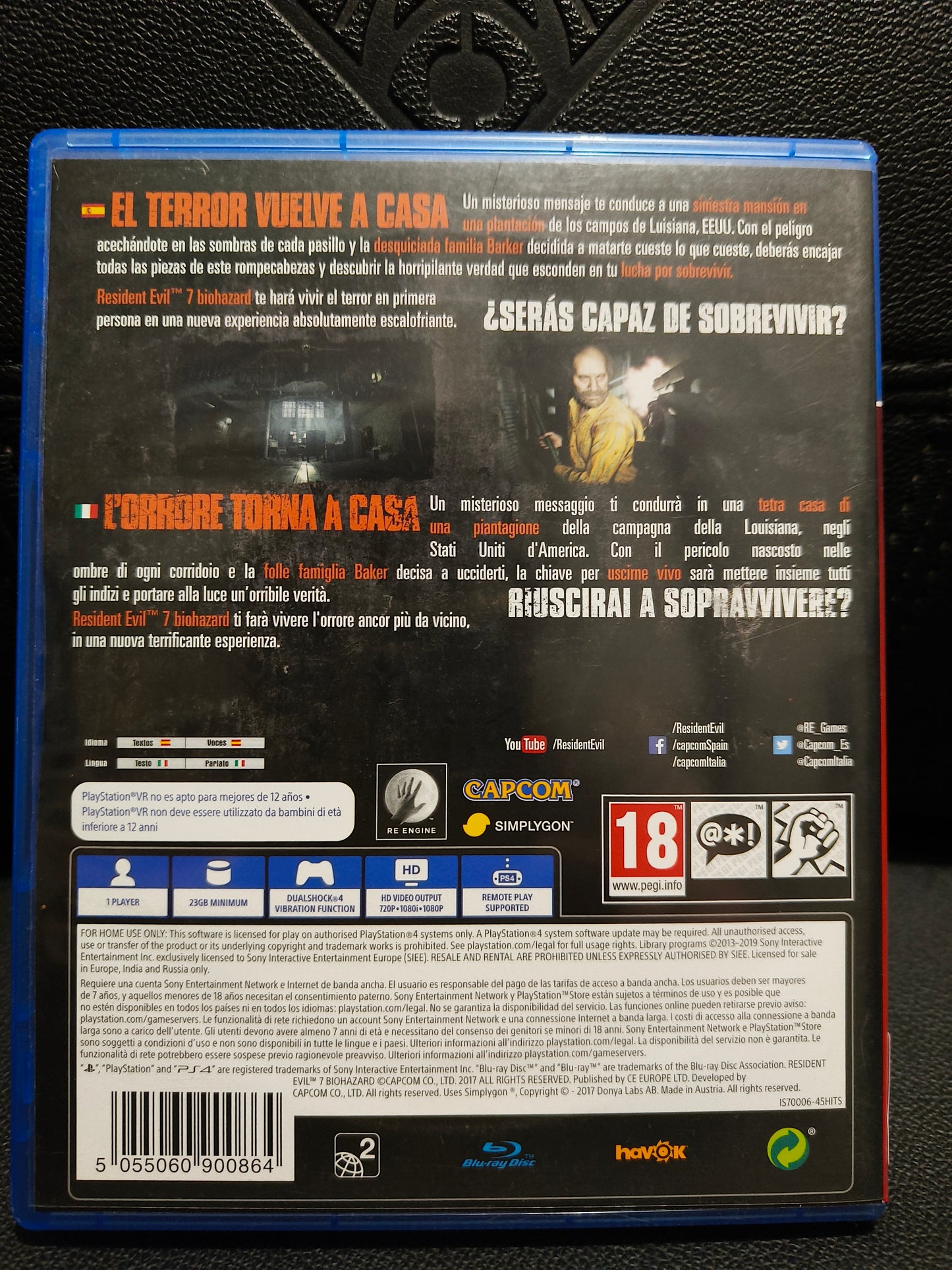 Resident evil 7 biohazard ps4