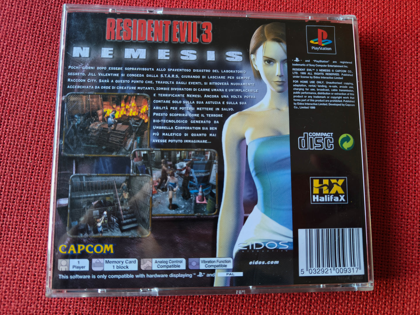 Resident evil 3 Nemesis ps1 PAL ita completo