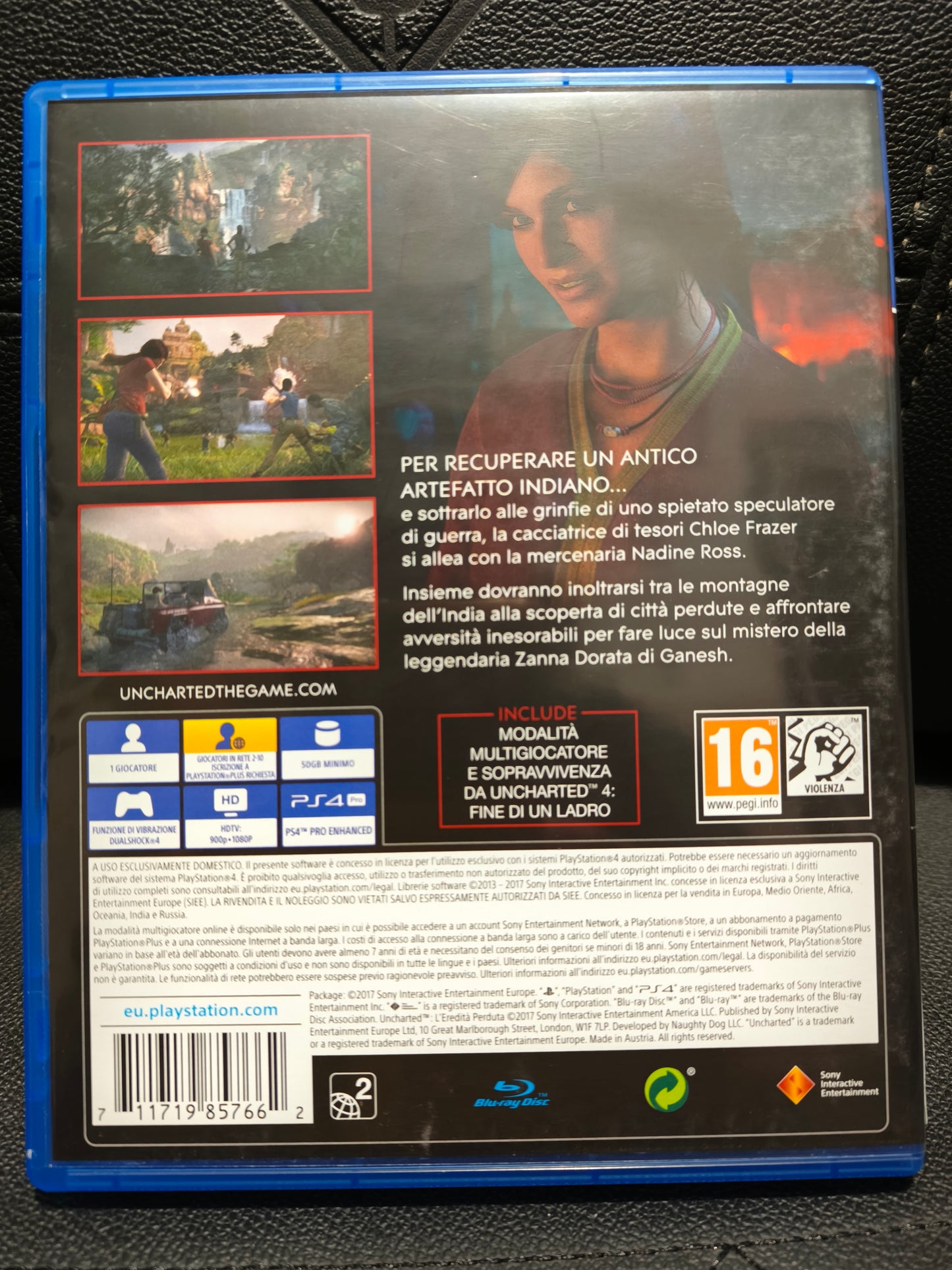 Uncharted l' eredità perduta ps4