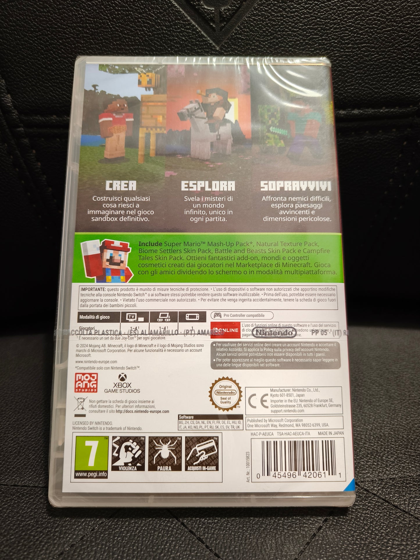 Minecraft switch sealed