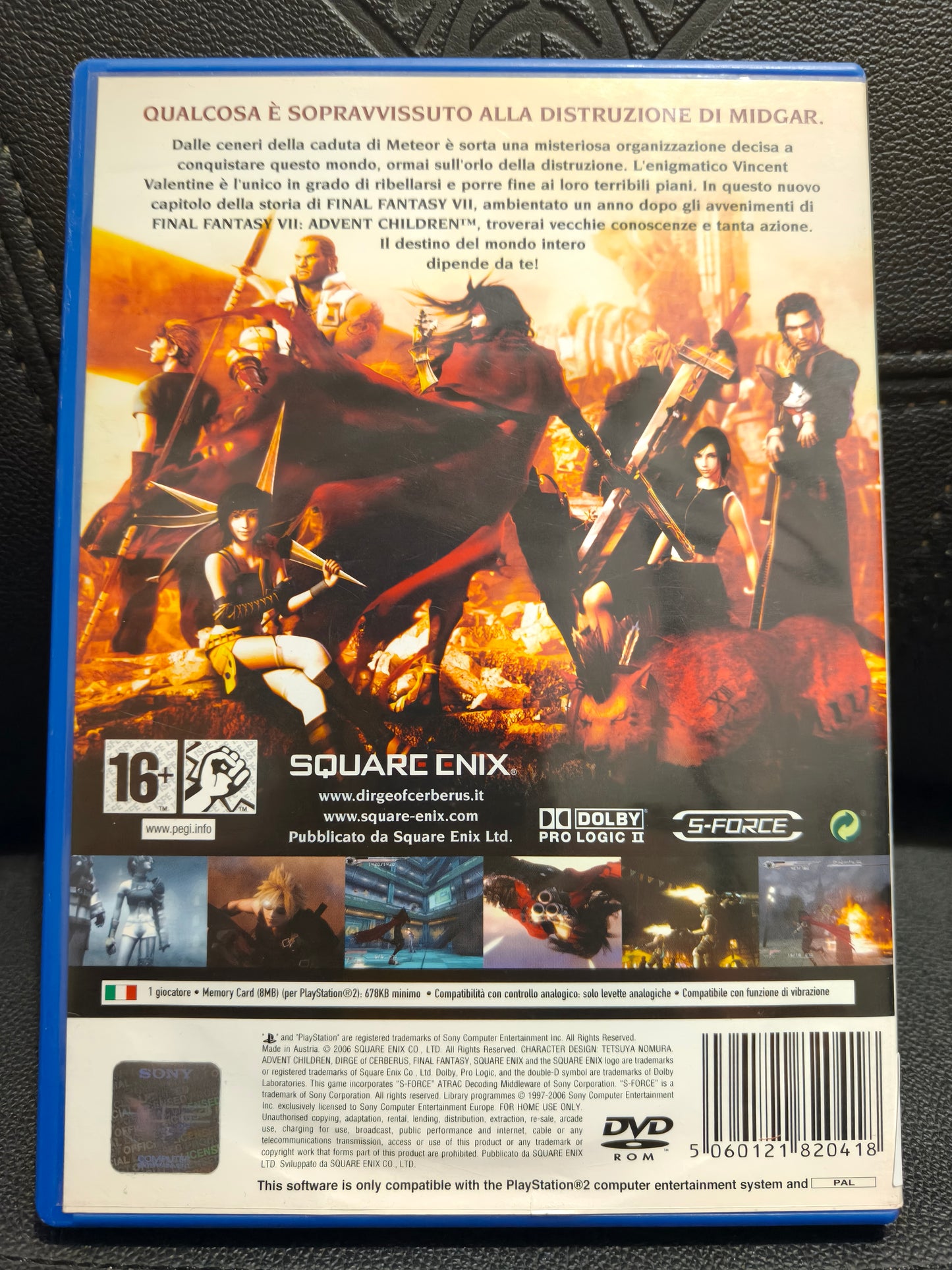 Dirge of cerberus final fantasy VII ps2