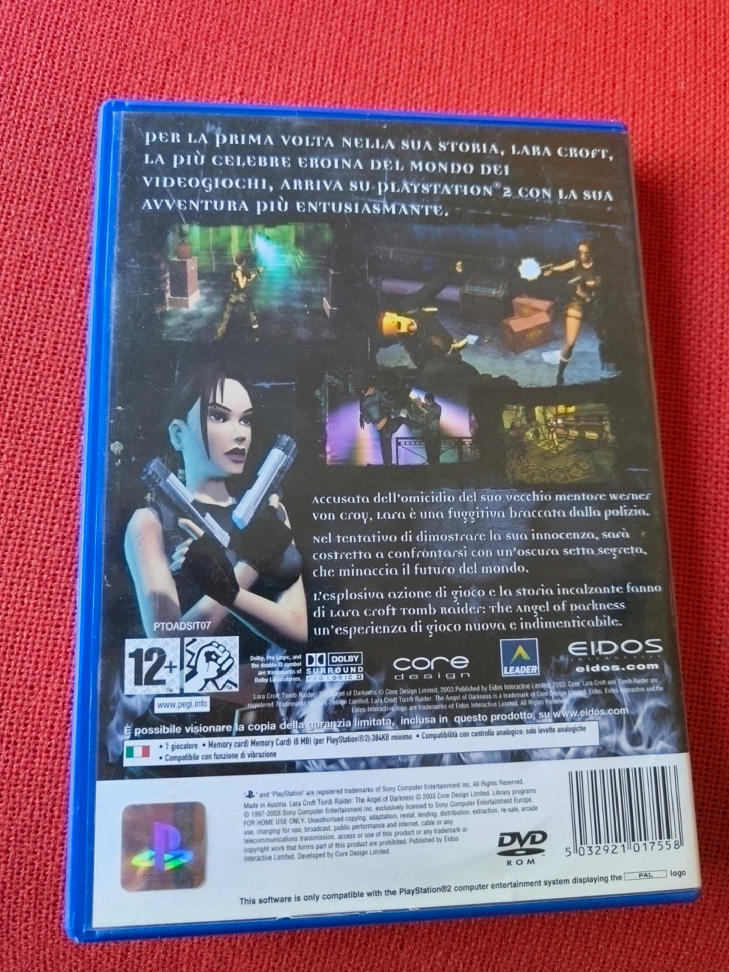 Tomb raider the Angel of darkness ps2