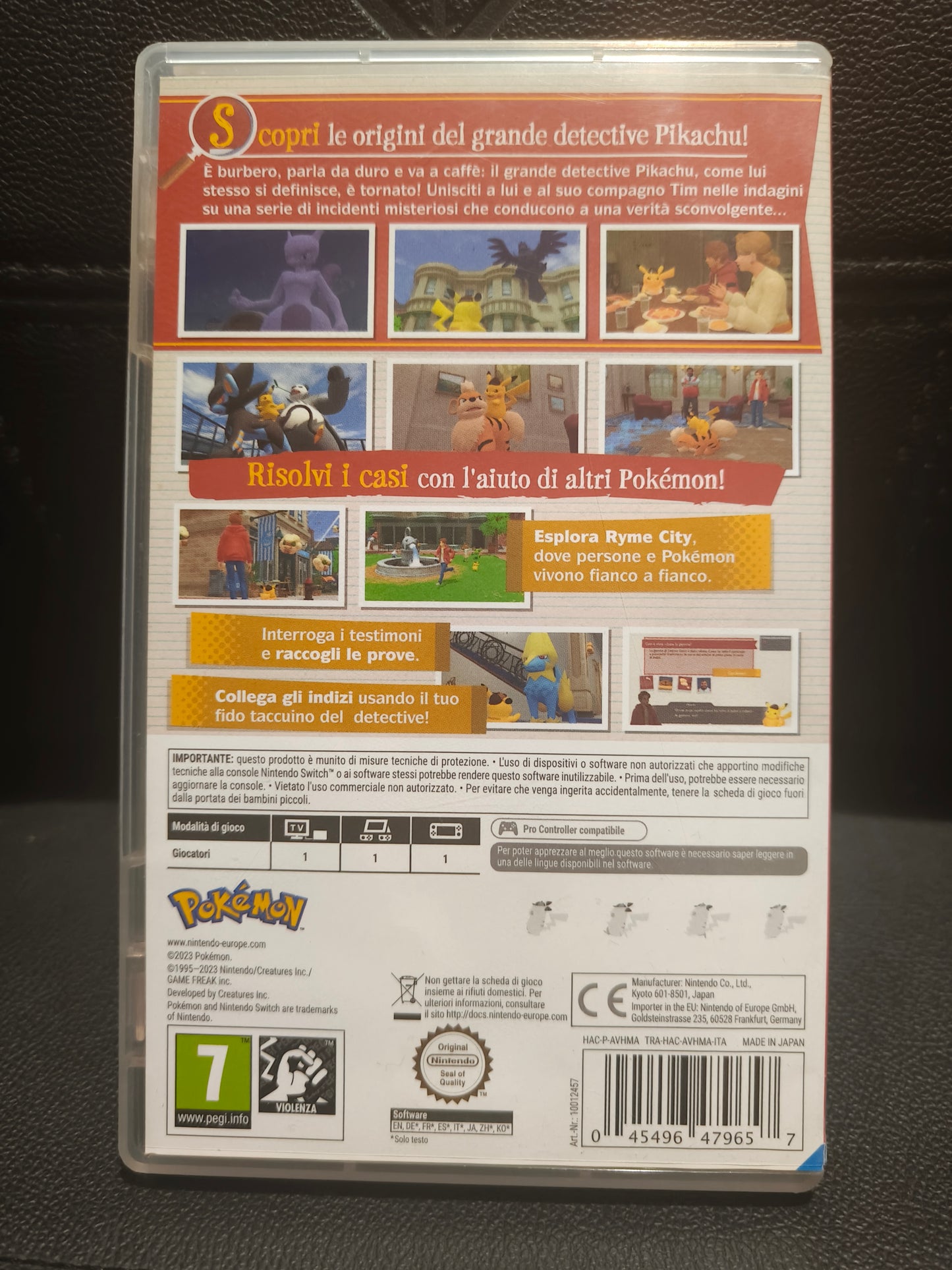 Detective Pikachu il ritorno switch