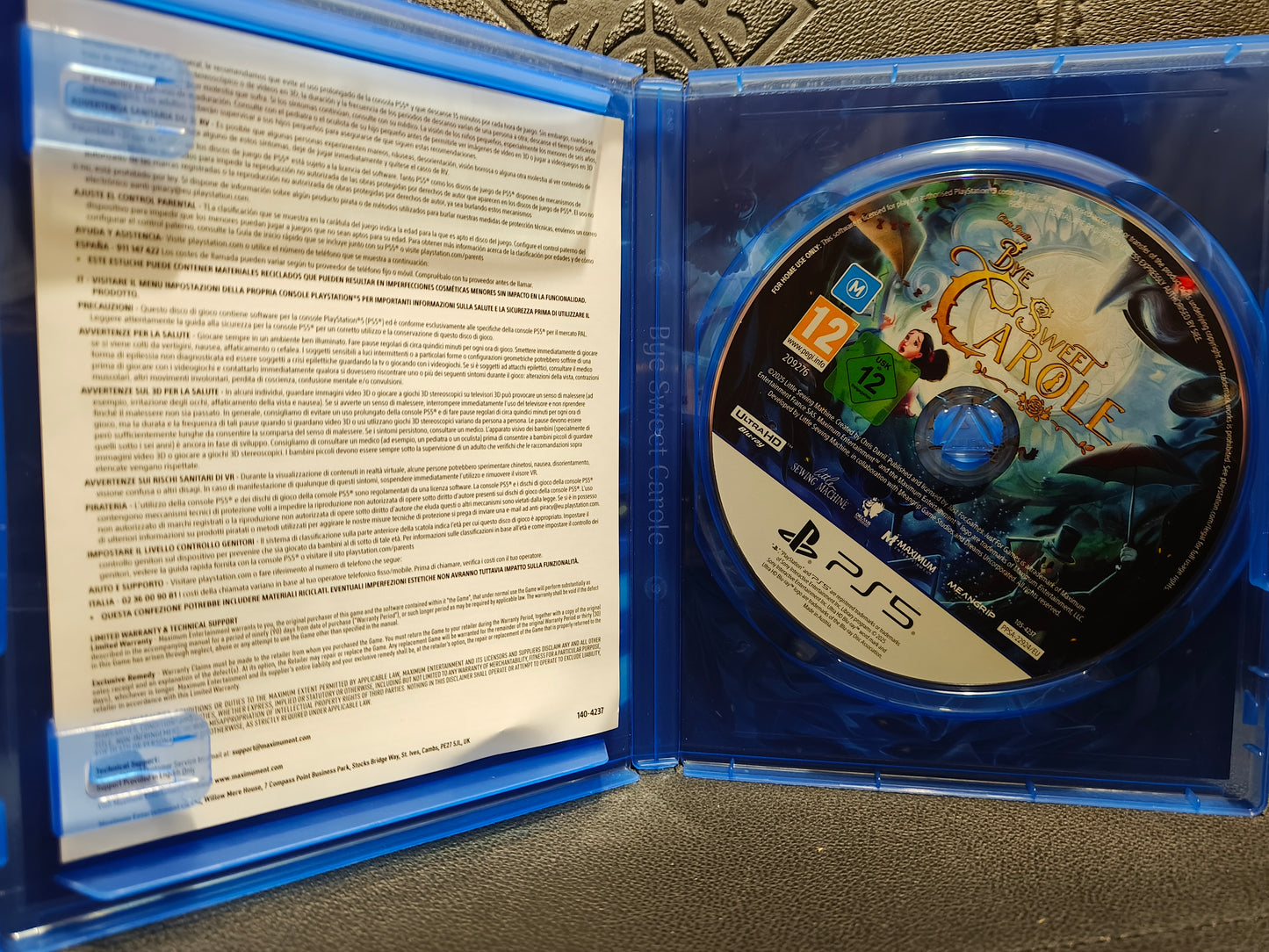 Bye sweet carole ps5