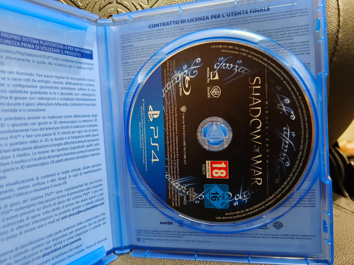 L' ombra della guerra ps4