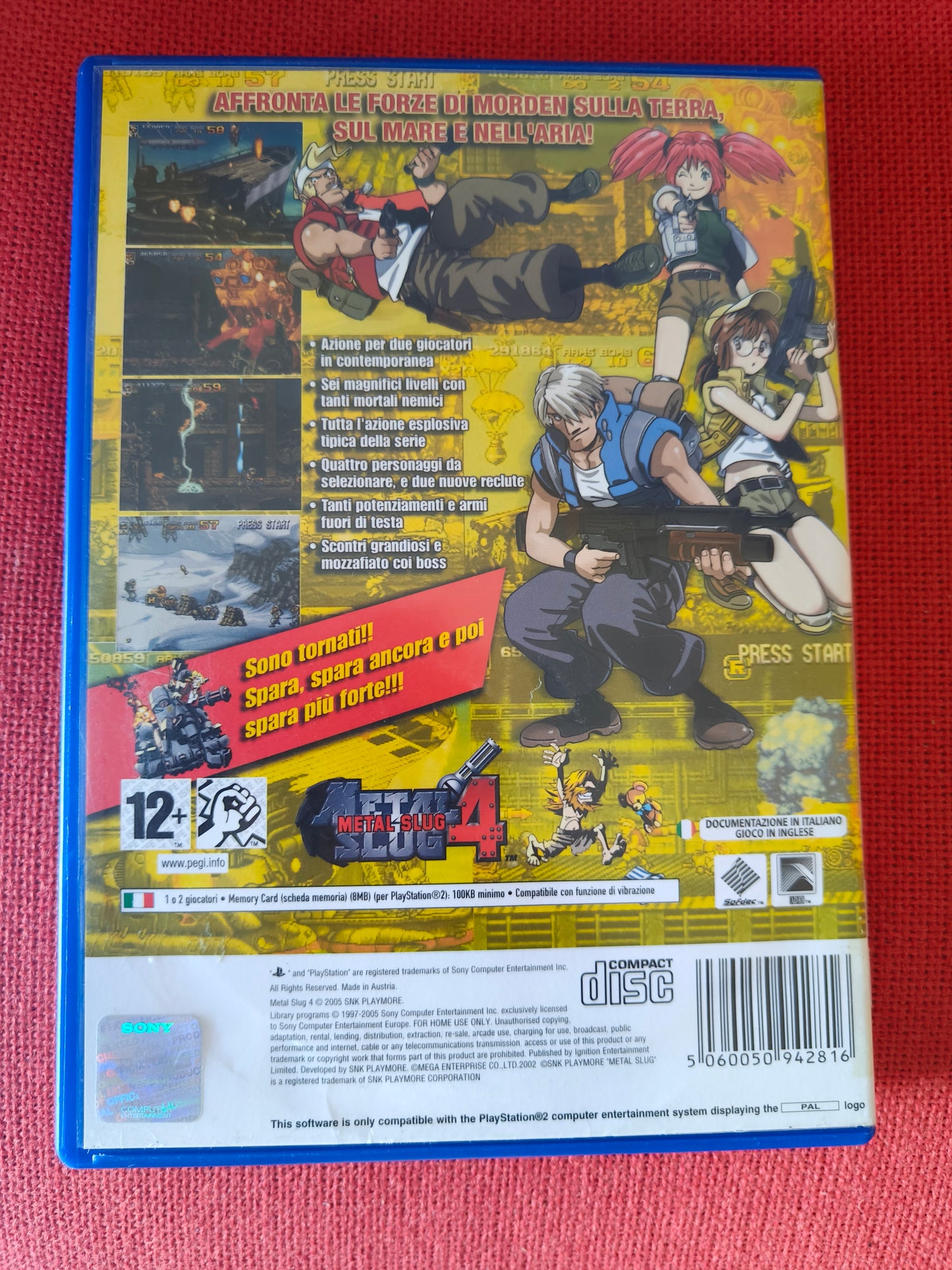 Metal slug 4 ps2