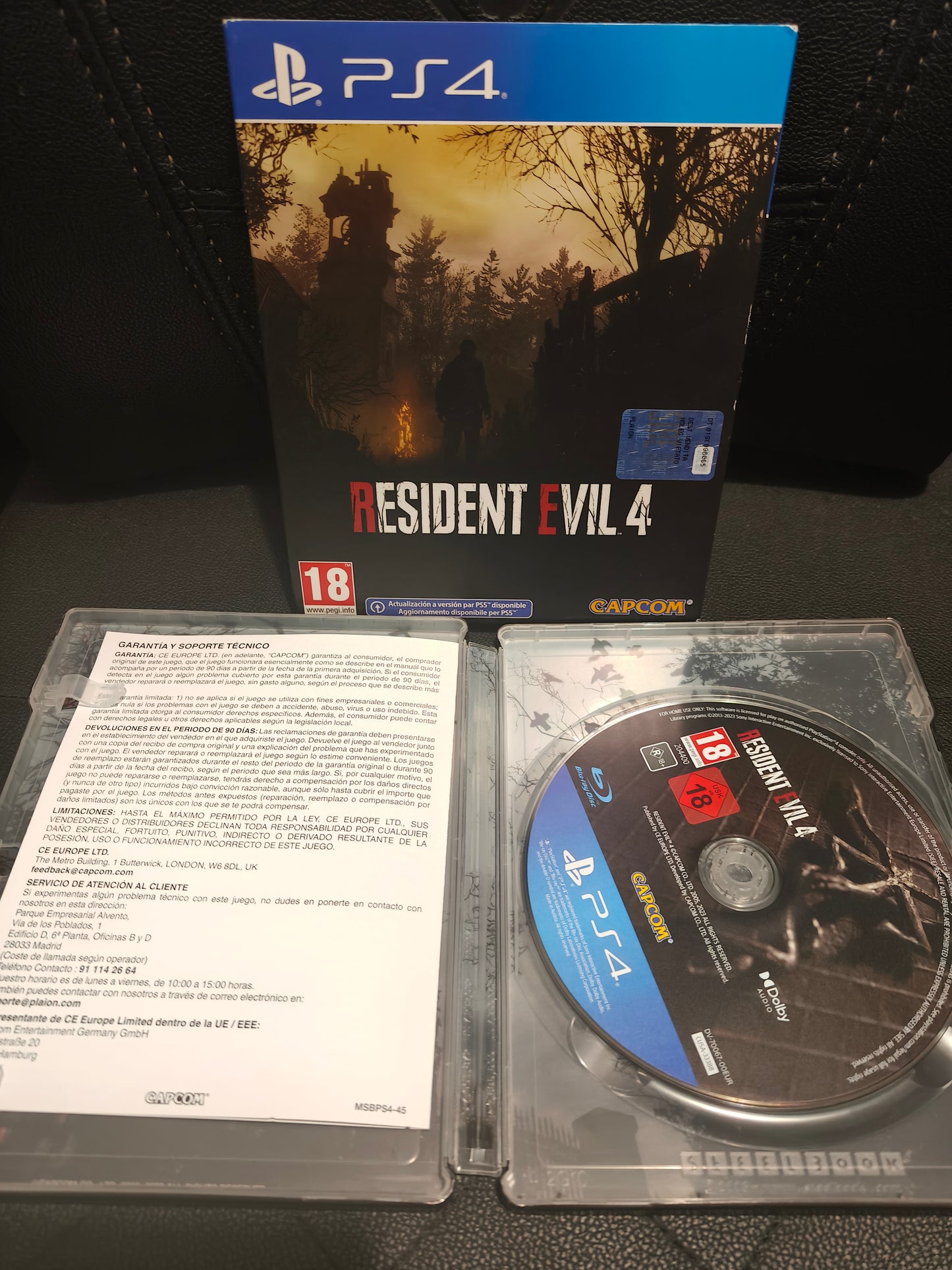 Resident evil 4 remake limited edition steelbook ps4