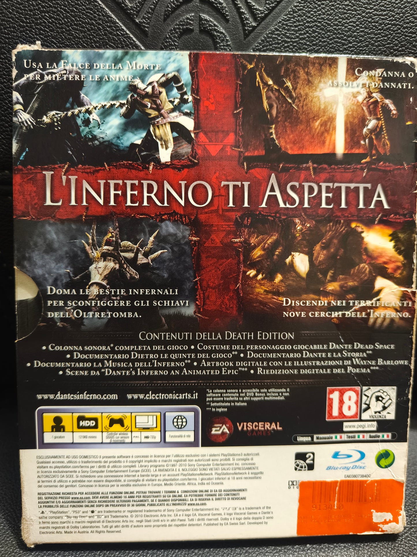 Dante's inferno death edition ps3