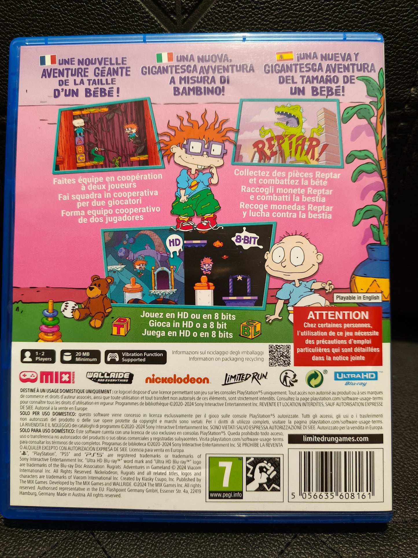 Rugrats Adventure in gameland ps5