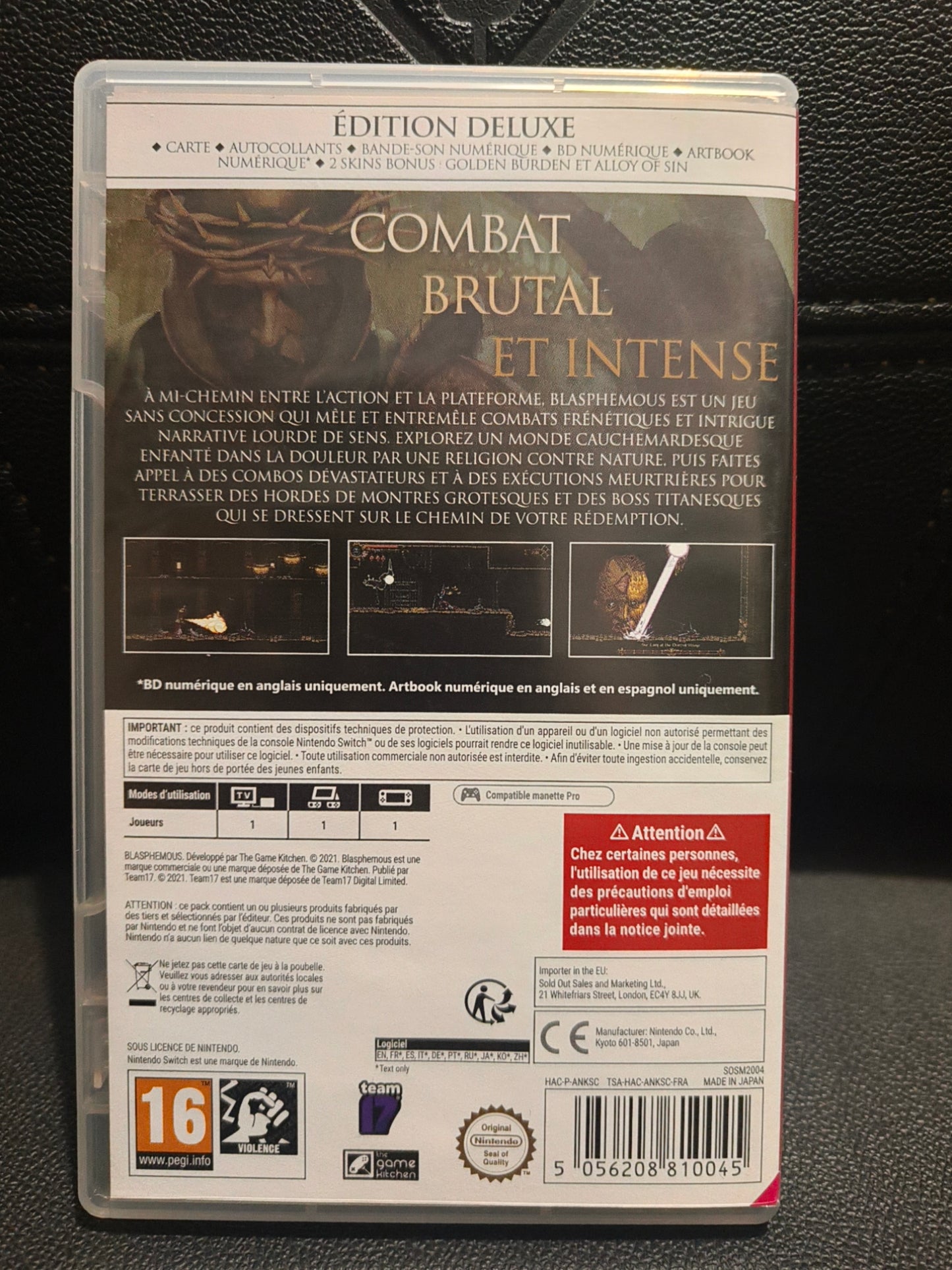 Blasphemous Deluxe edition switch