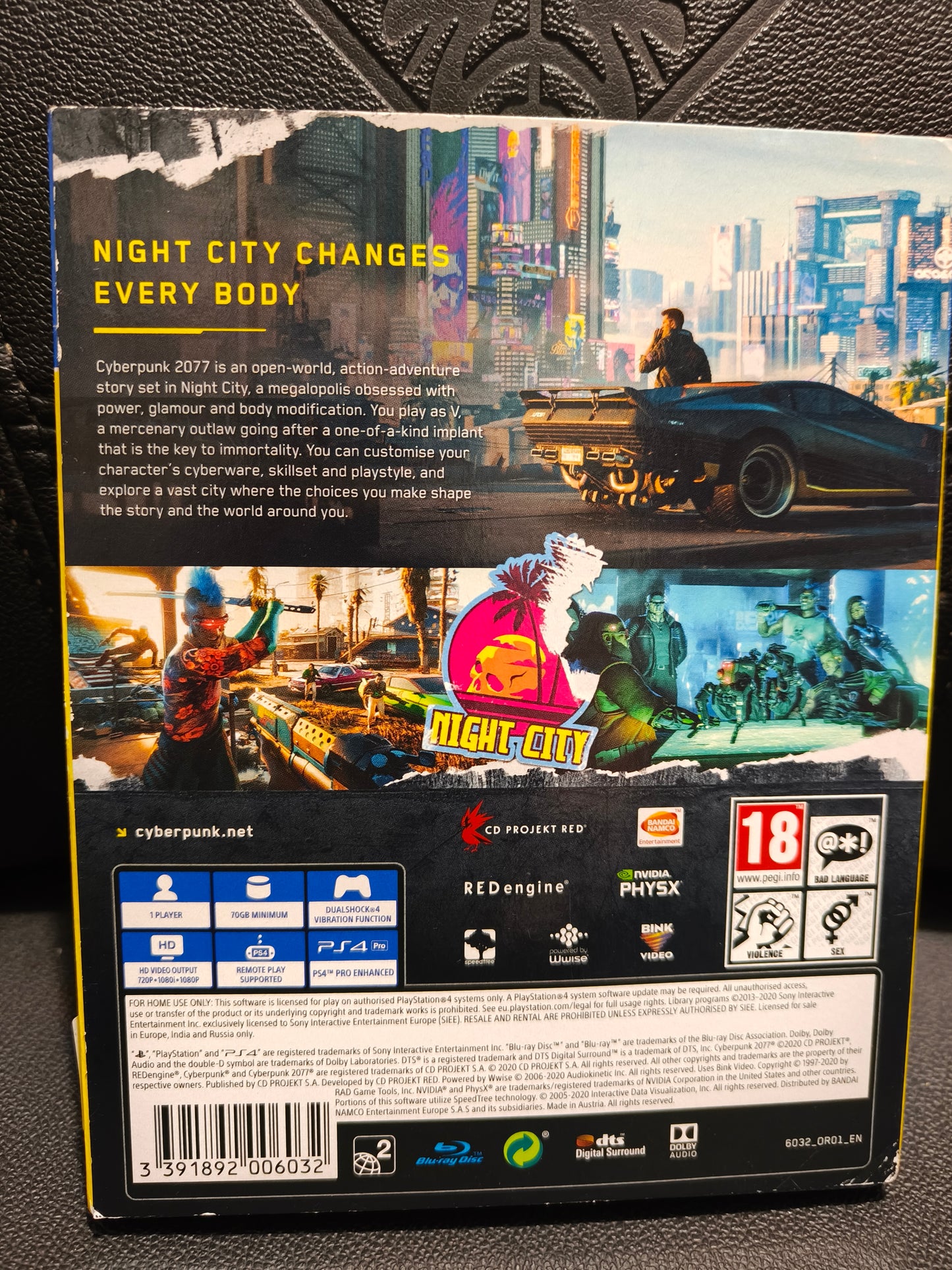 Cyberpunk 2077 day One edition ps4