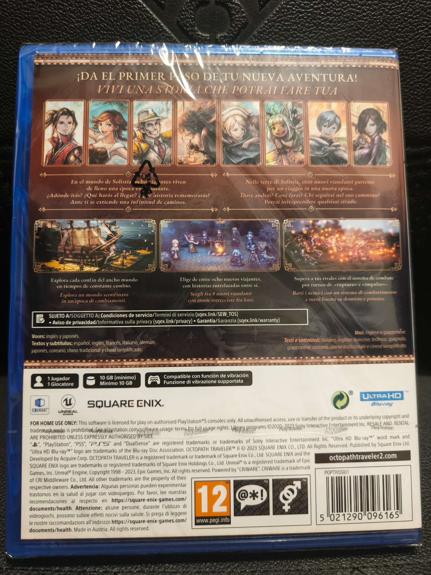 Octopath traveler 2 ps5 sealed