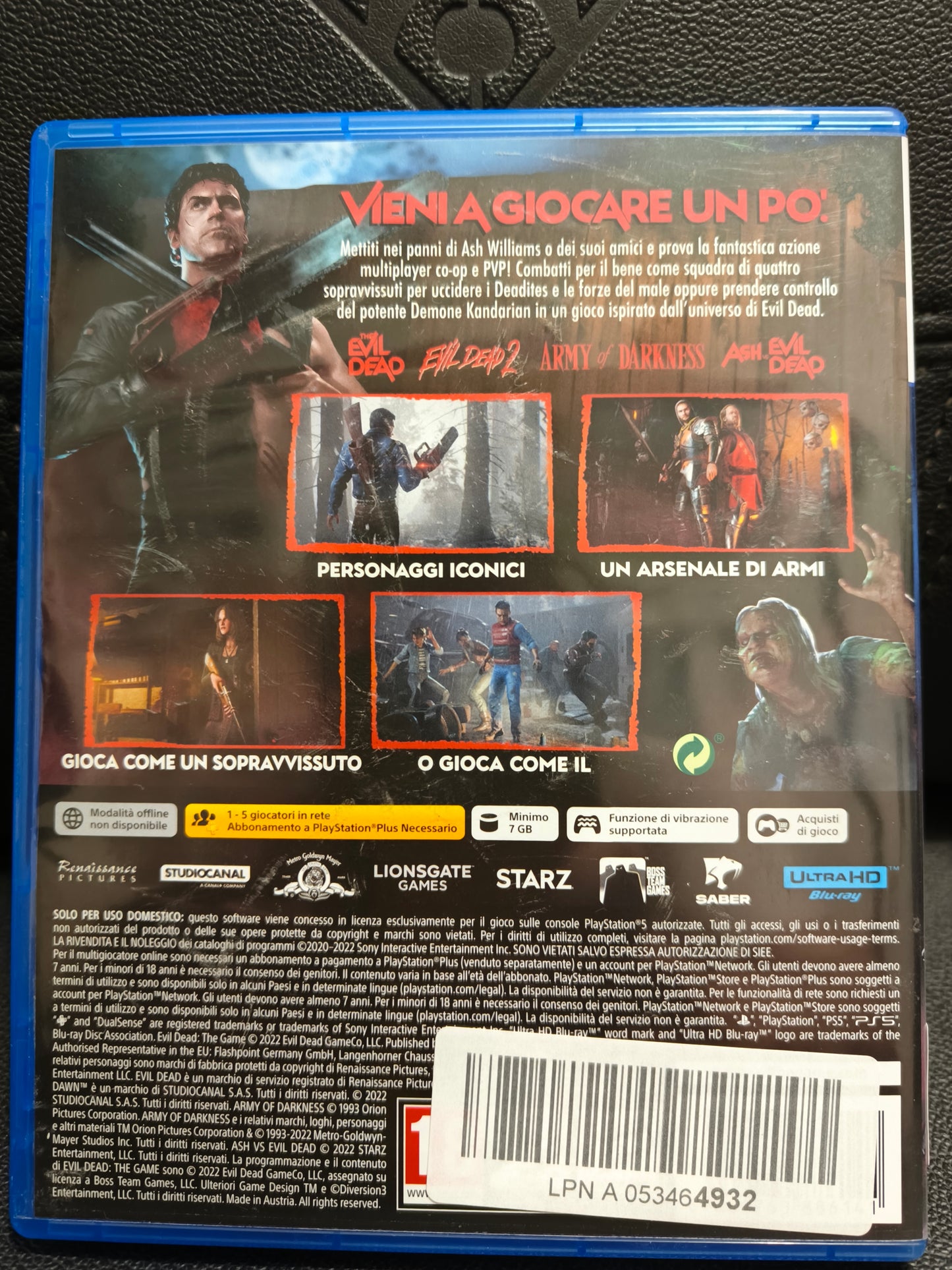 Evil dead the game ps5