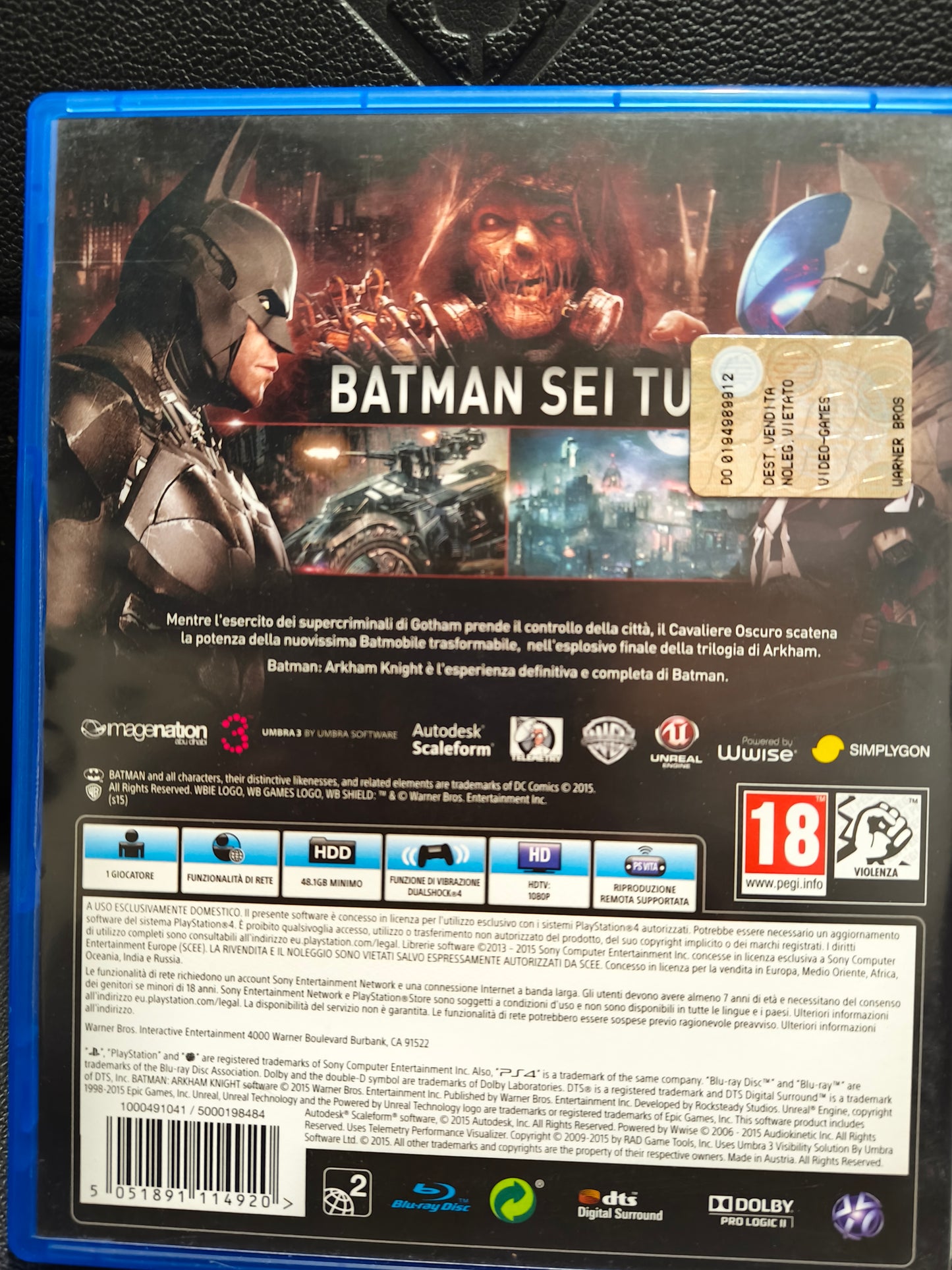 Batman Arkham knight ps4