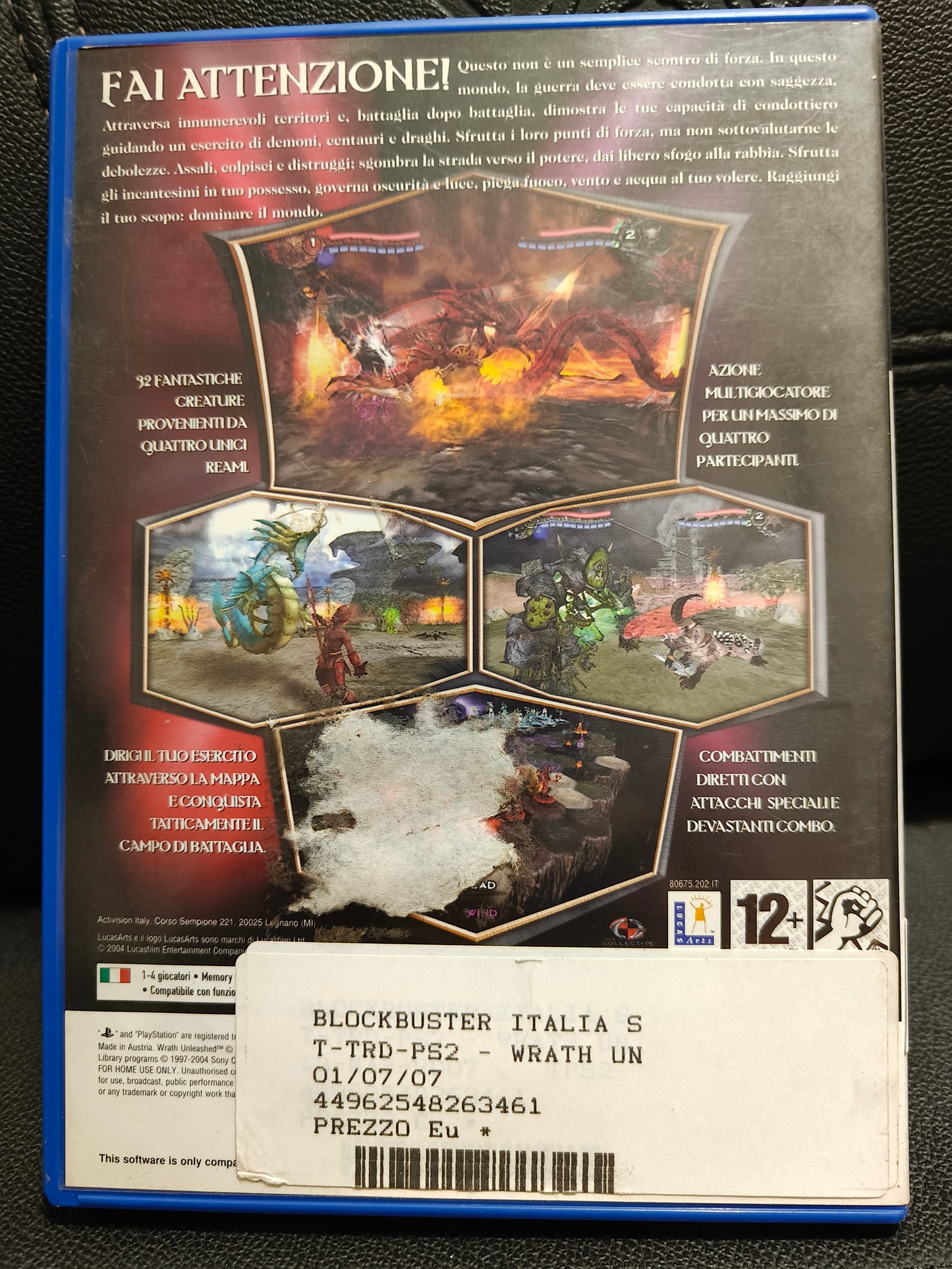 Wrath unleashed ps2