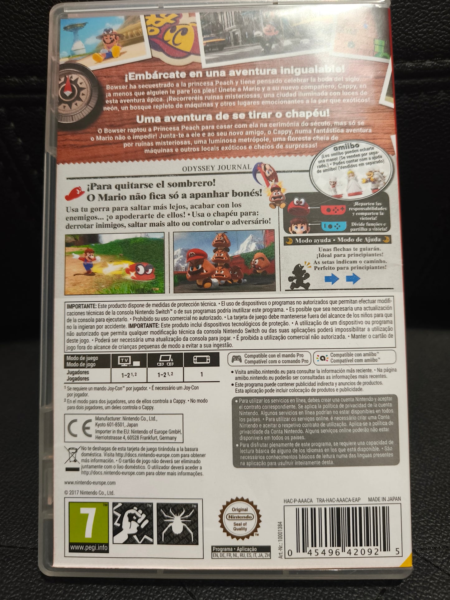 Super Mario odyssey switch