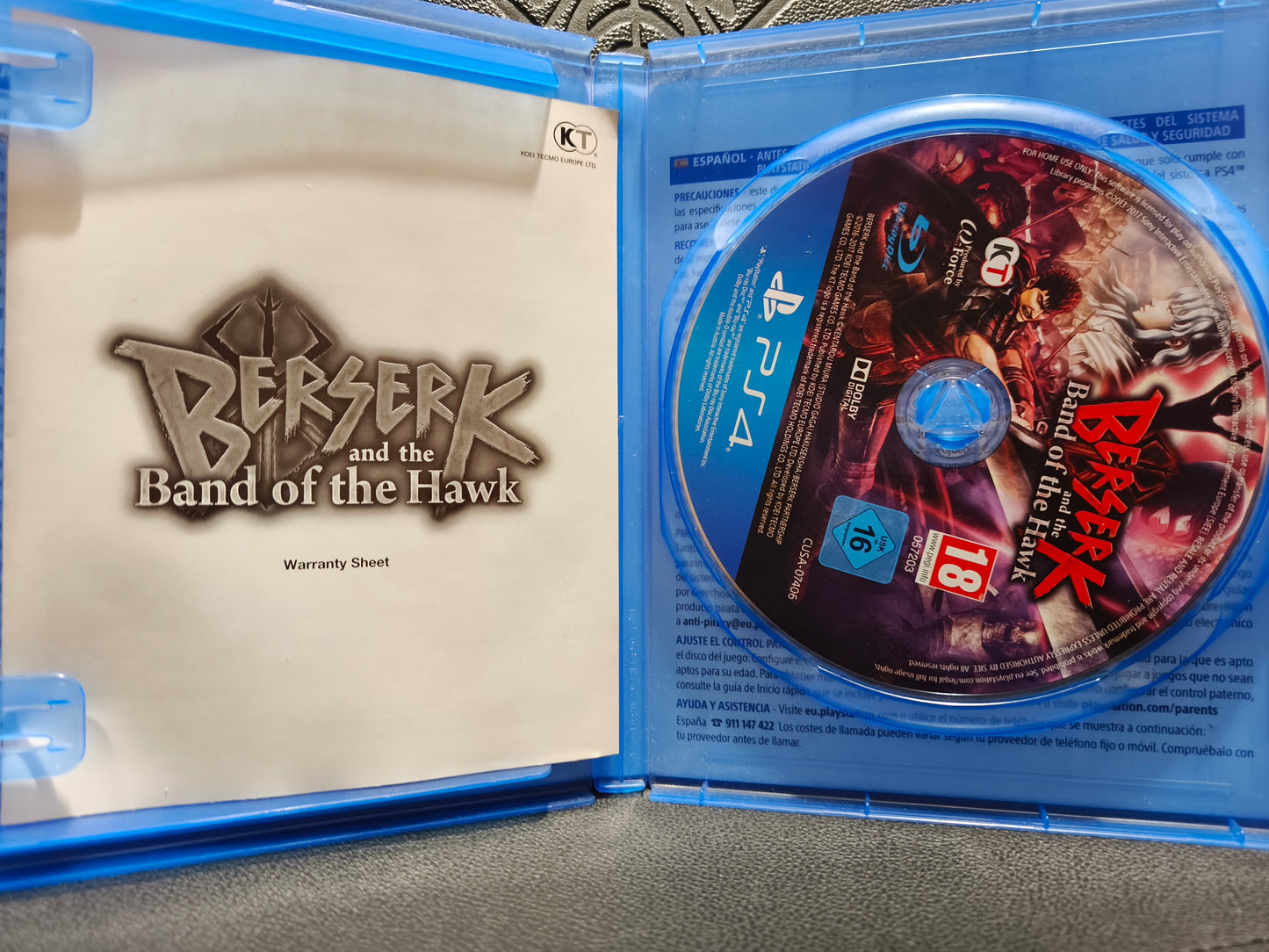 Berserk and the band of the Hawk ps4