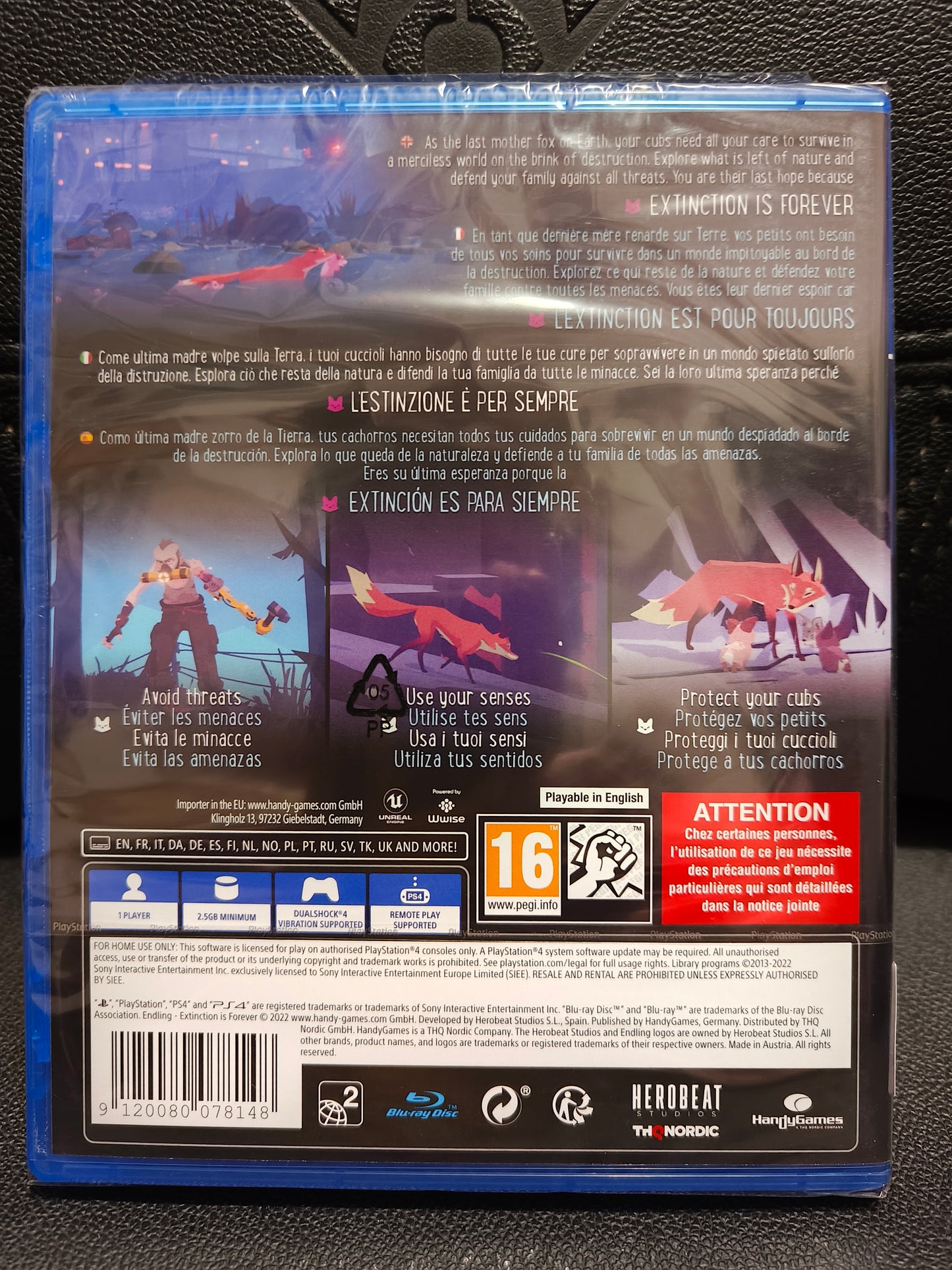 Endling extinction Is Forever ps4 sealed