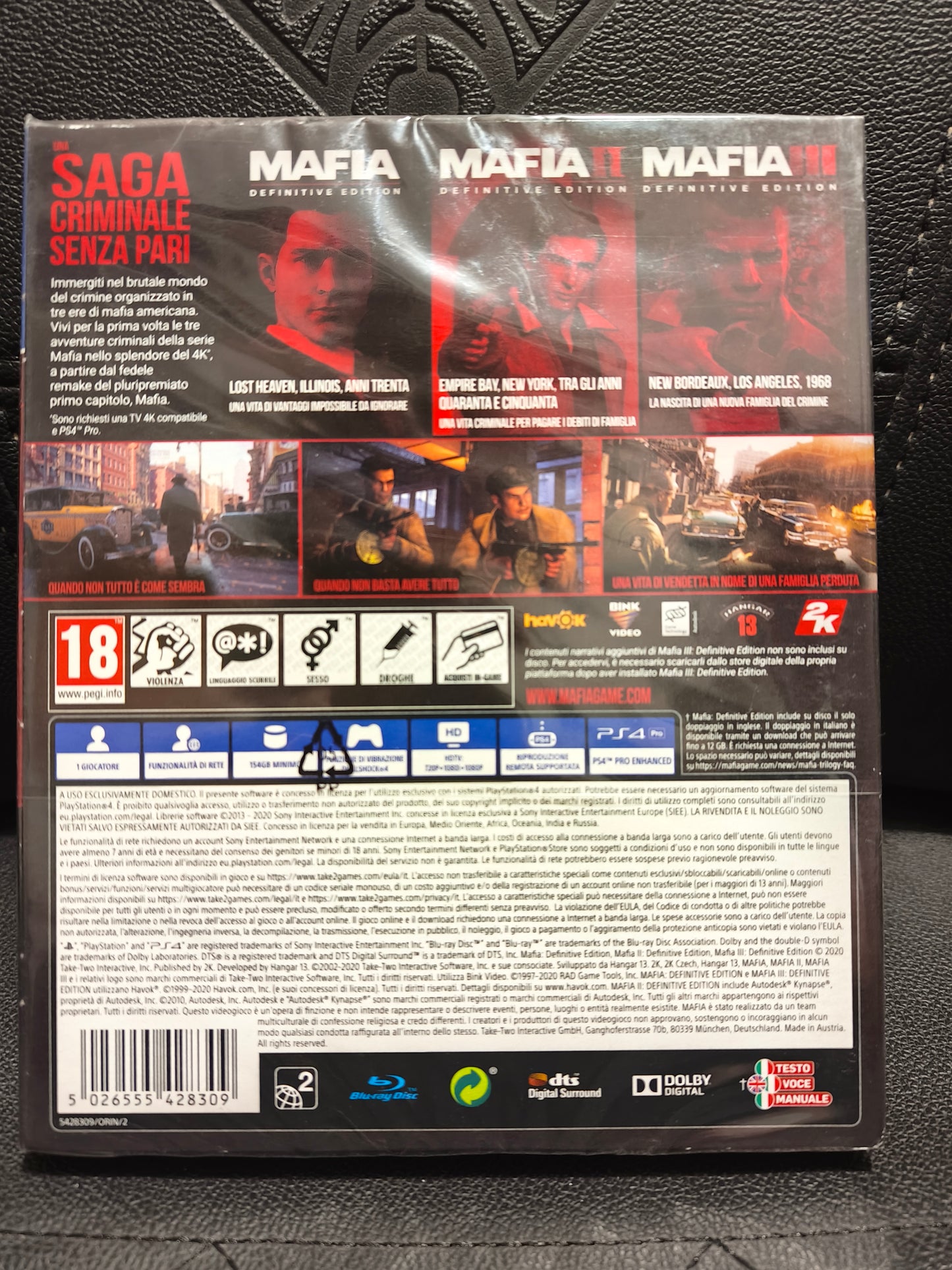 Mafia Trilogy ps4 sealed