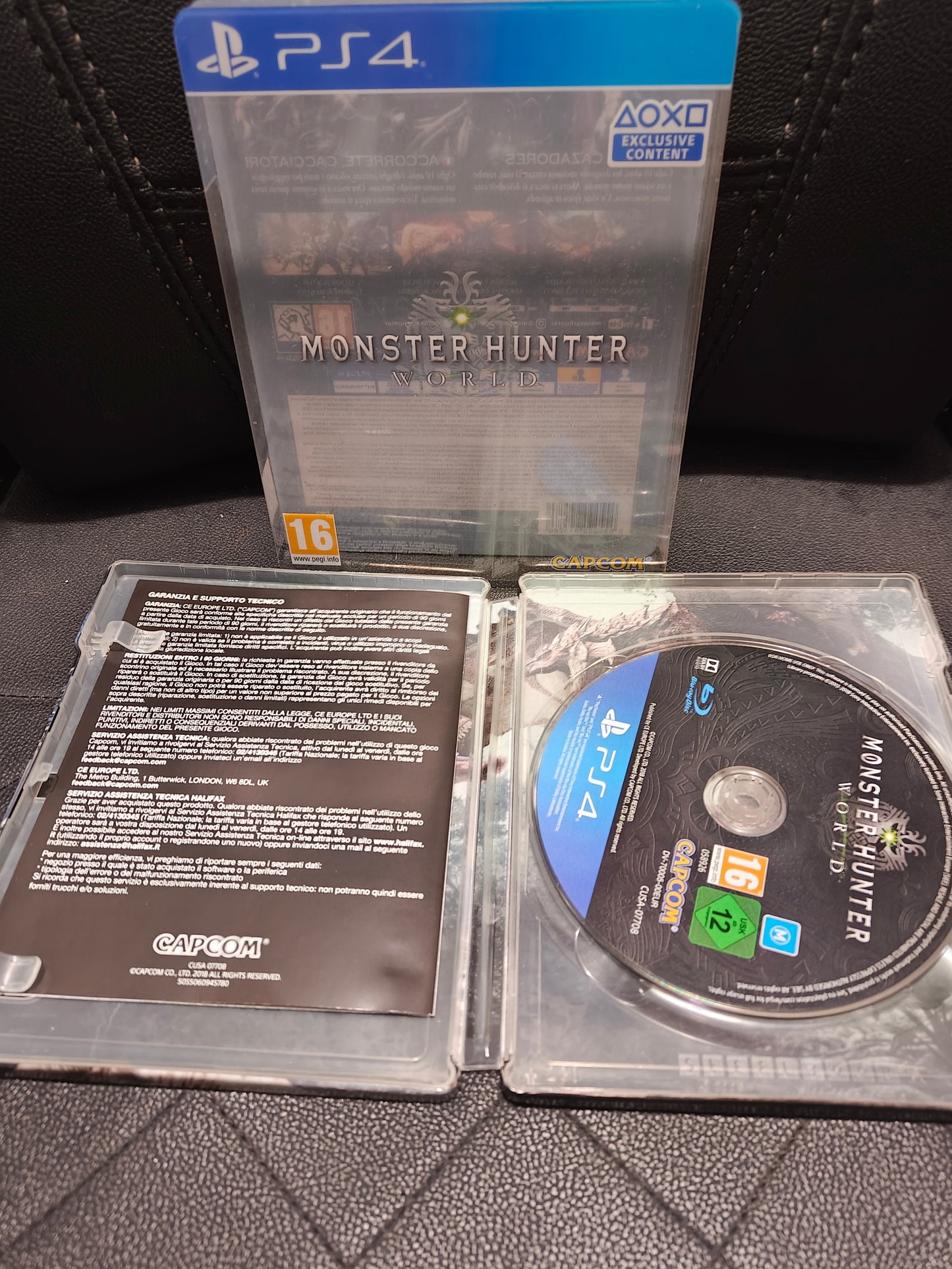 Monster hunter world steelbook edition ps4