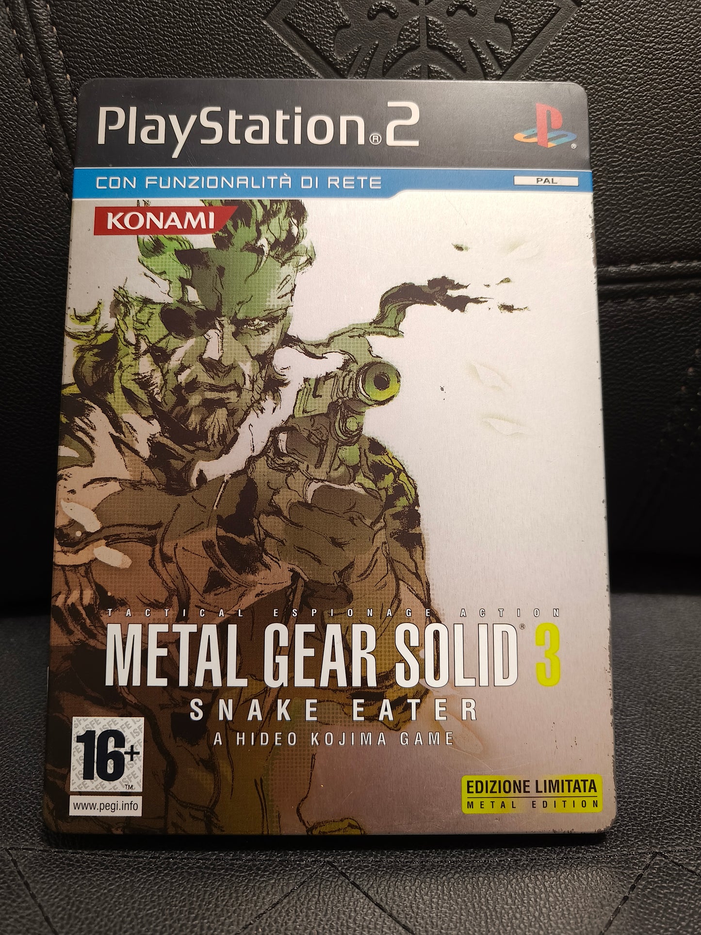 Metal Gear solid 3 Snake eater ps2 limited edition steelbook