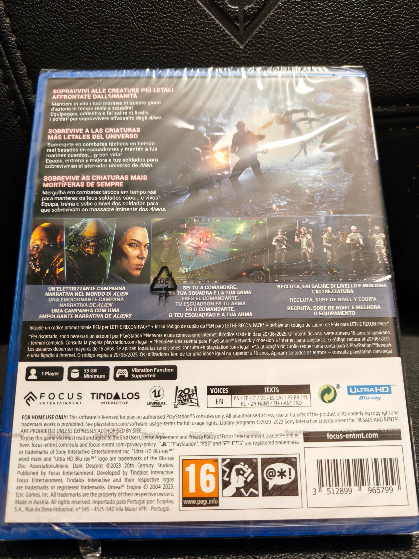 Aliens dark descent ps5 sealed