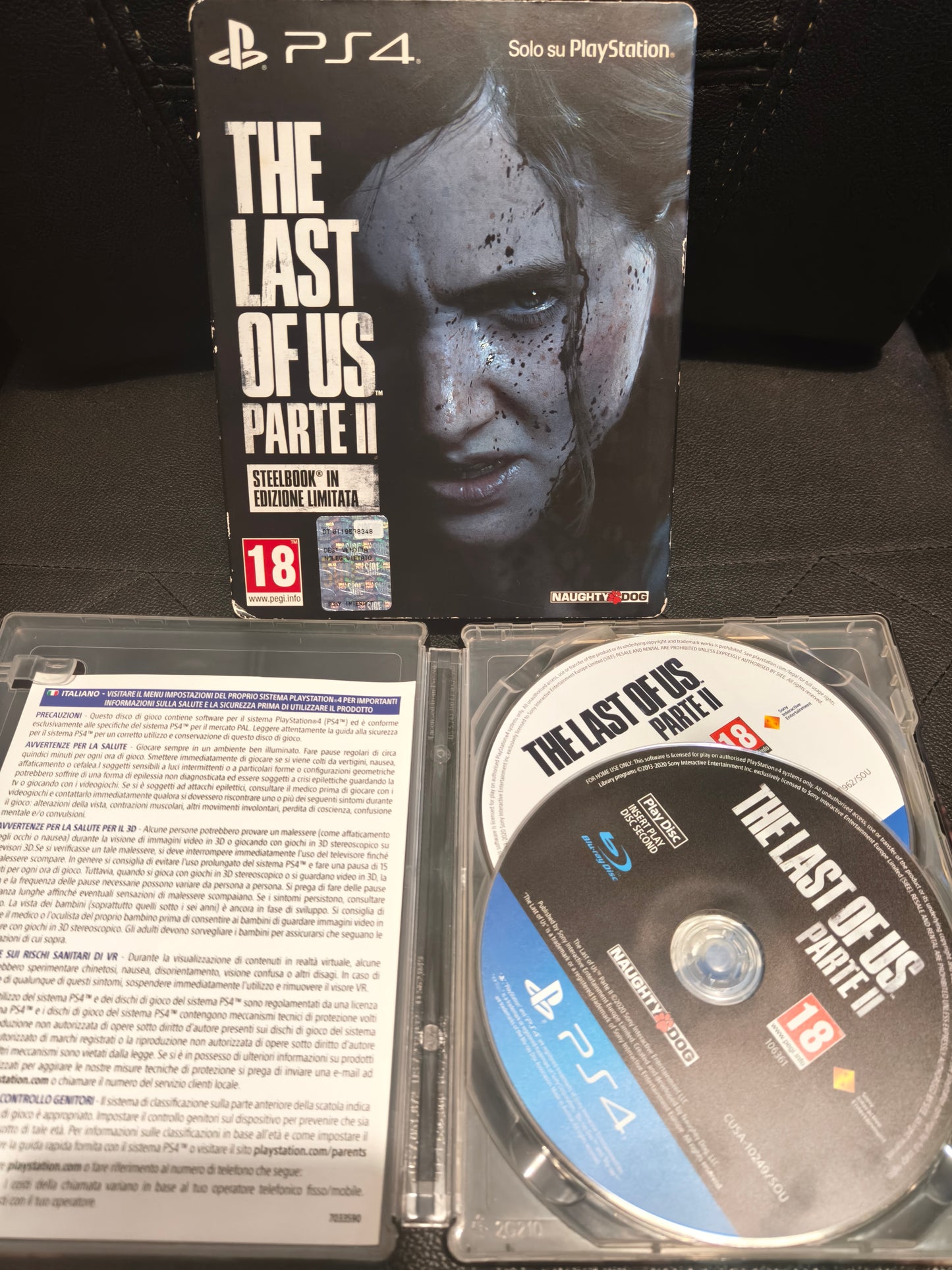 The last of us parte 2 limited edition steelbook ps4