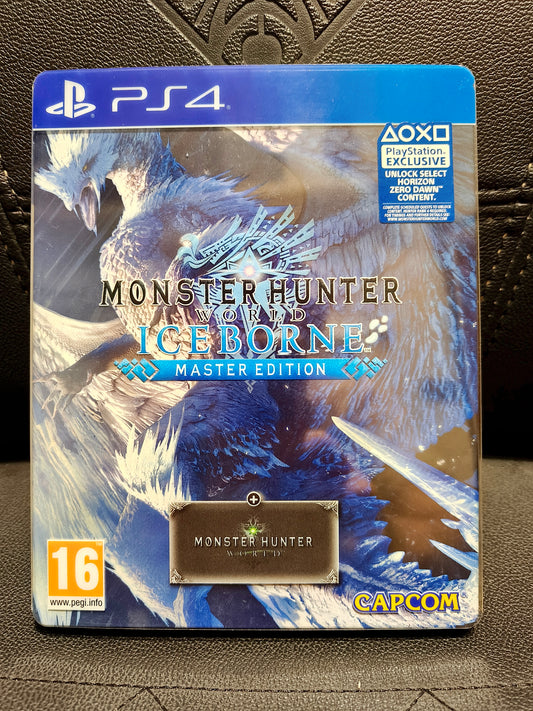 Monster hunter world iceborne master edition steelbook ps4