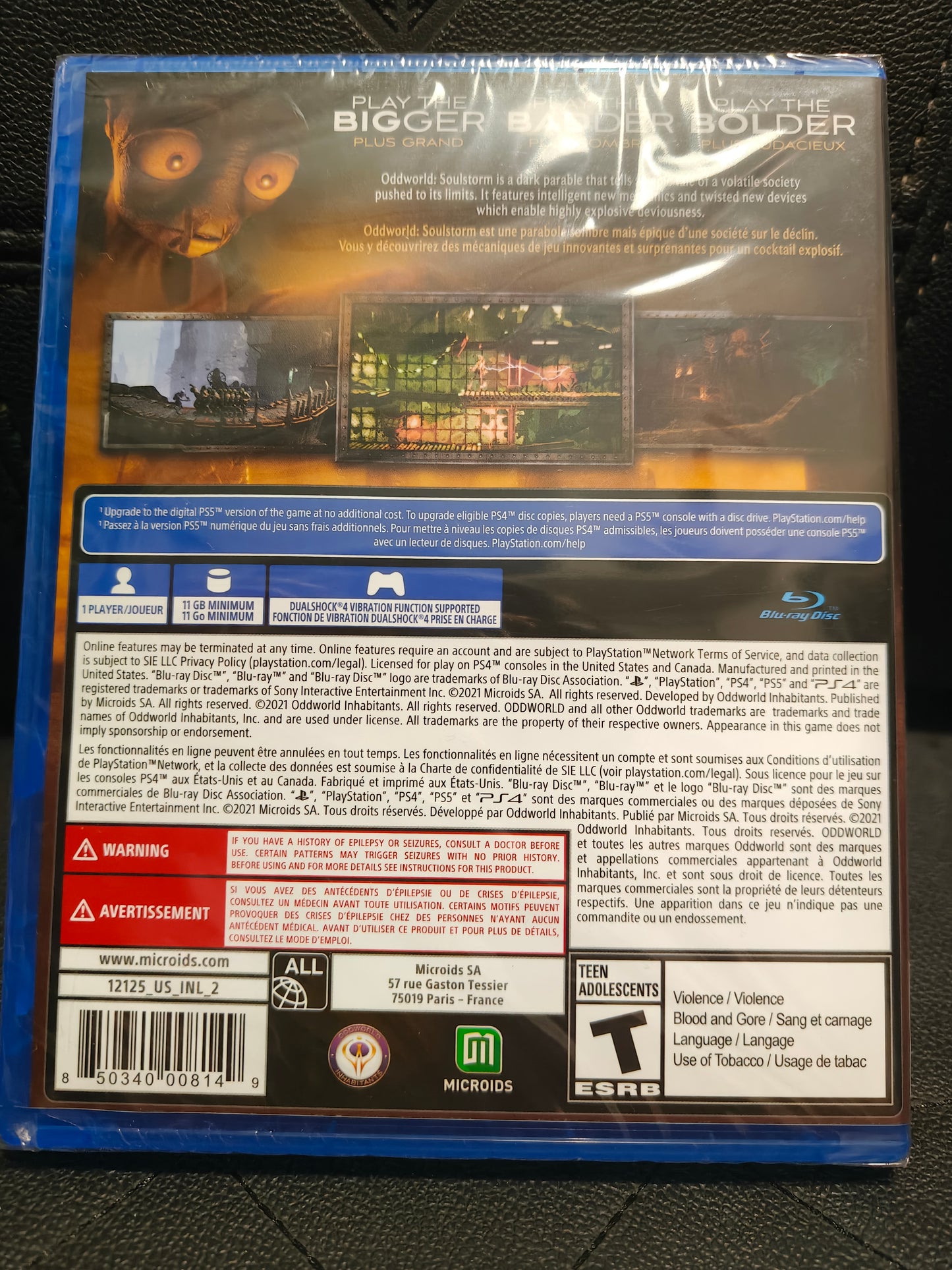 Oddworld soulstorm ps4 sealed