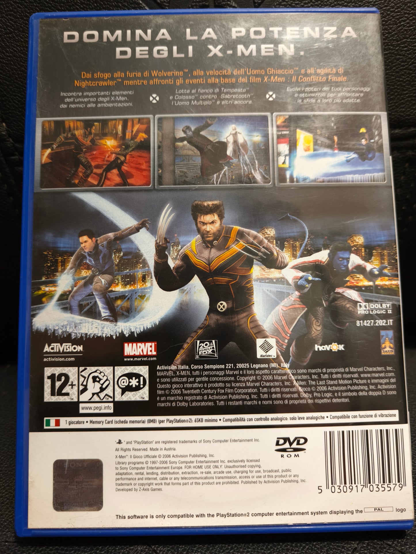 X-men il gioco ufficiale ps2