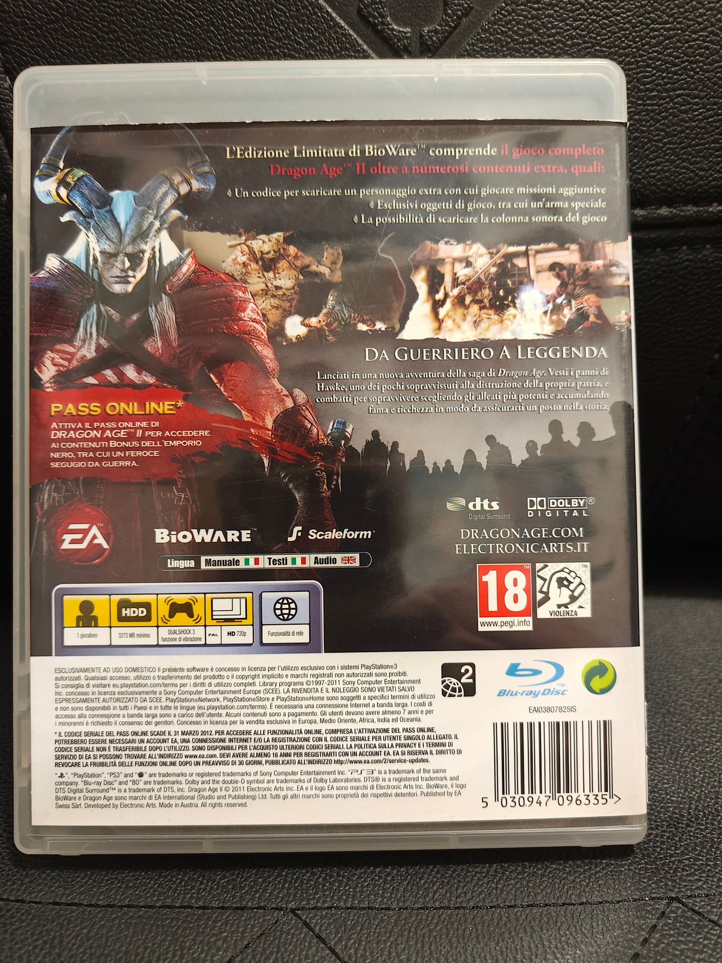 Dragon Age II BioWare signature edition ps3