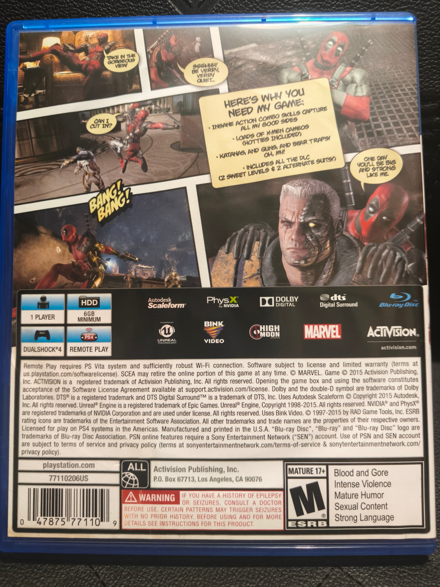 Deadpool ps4
