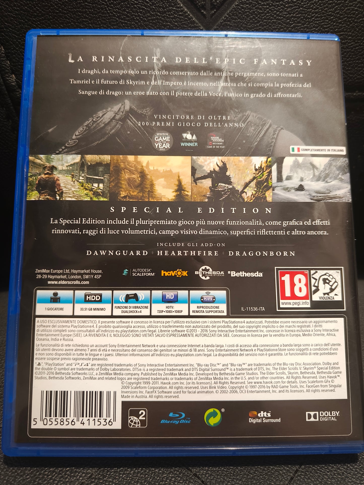Skyrim special edition ps4