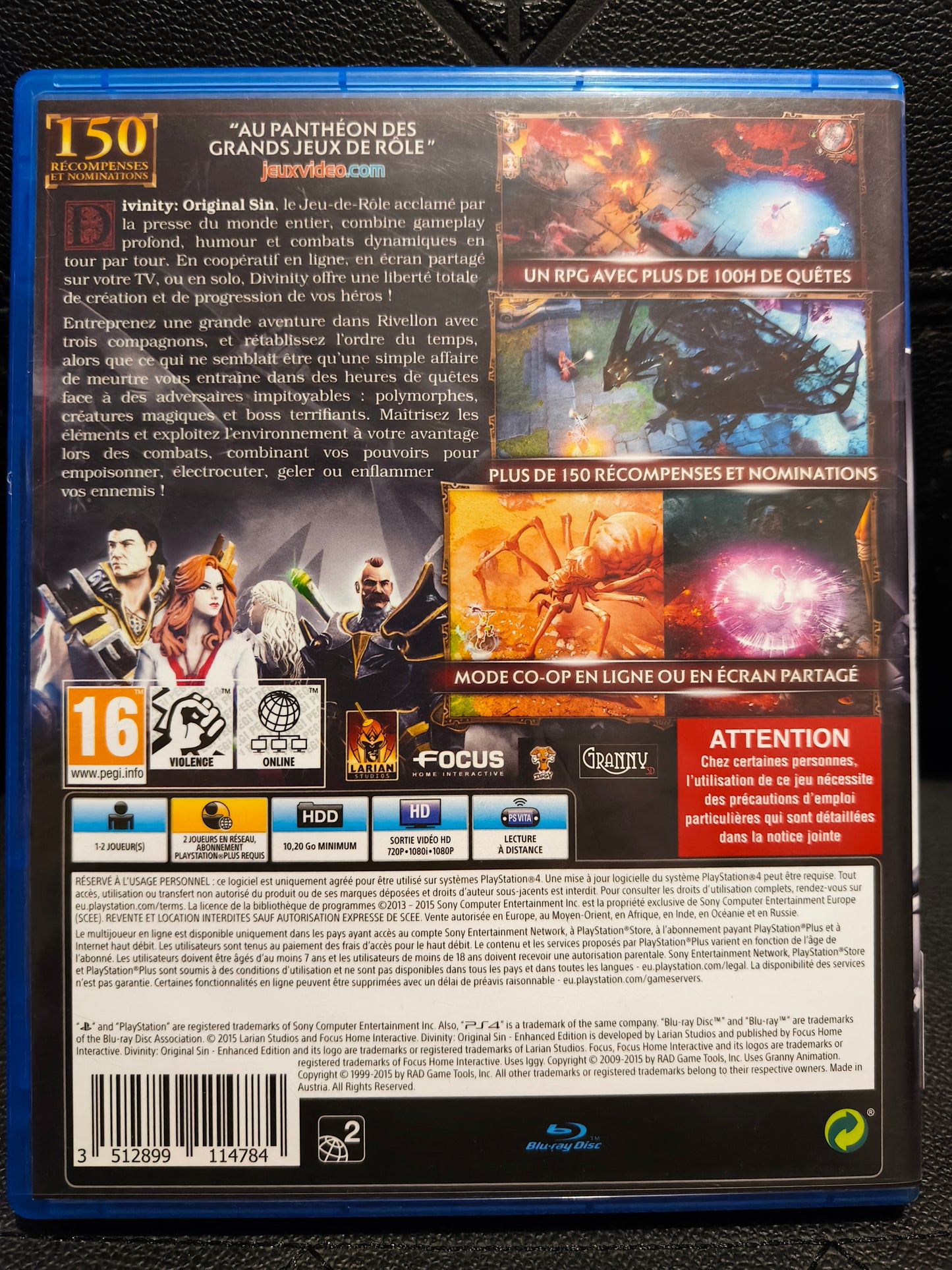 Divinity original sin enhanced edition ps4