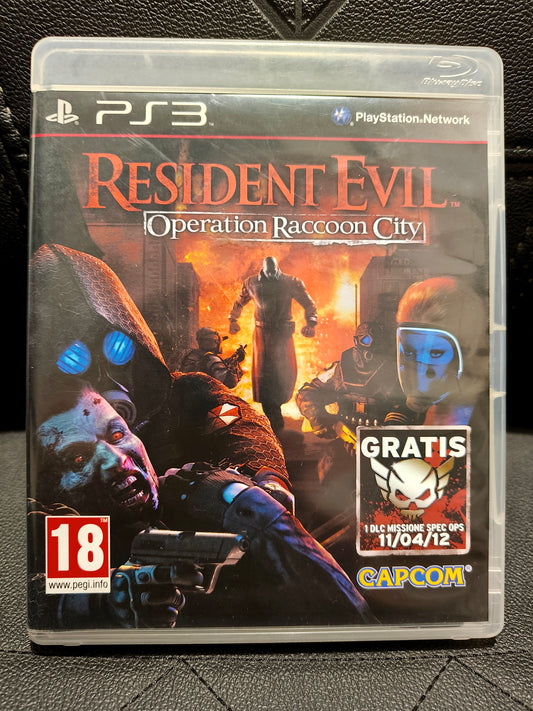 Resident evil operation raccoon city ps3