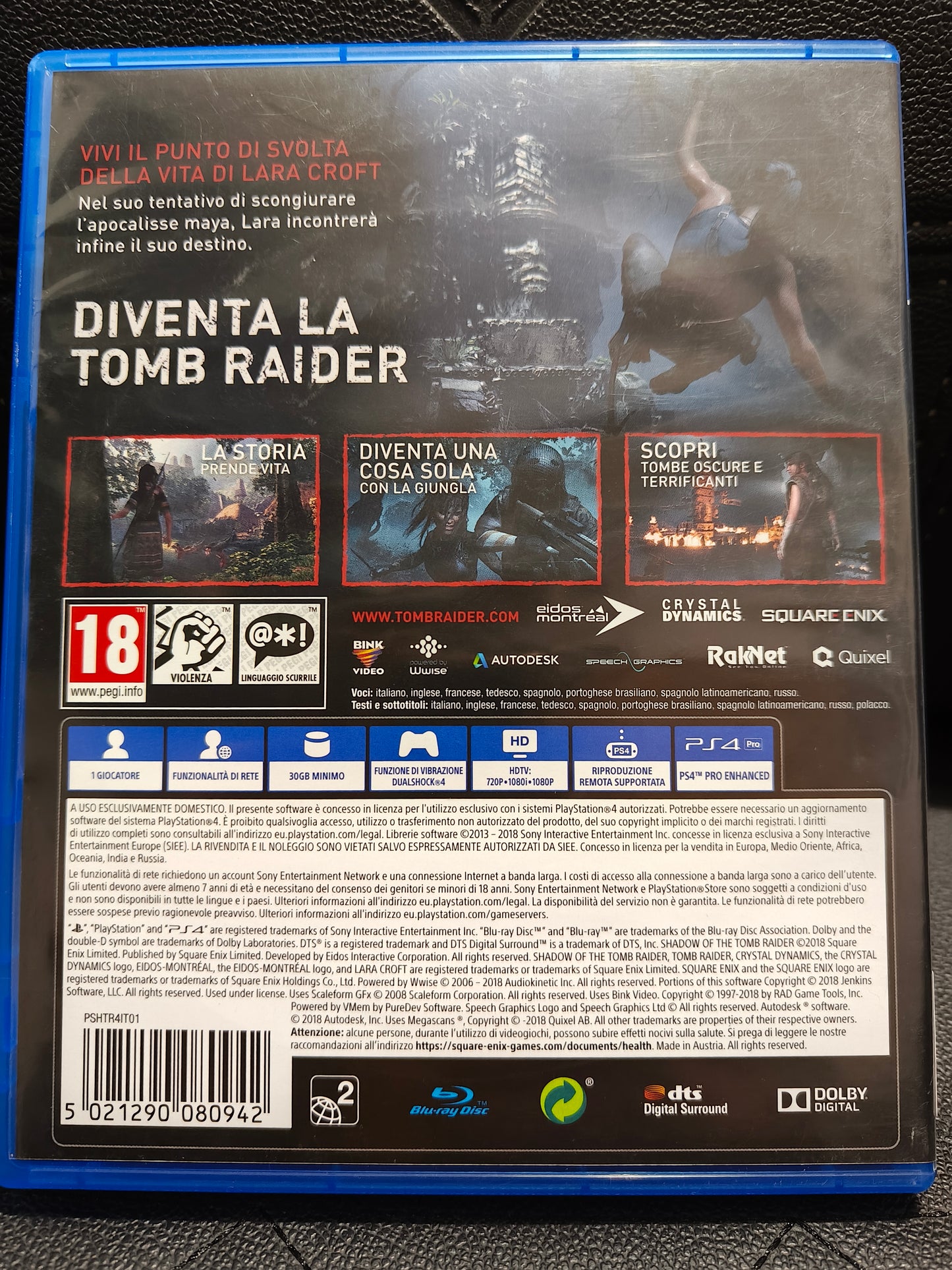 Shadow of the tomb raider ps4