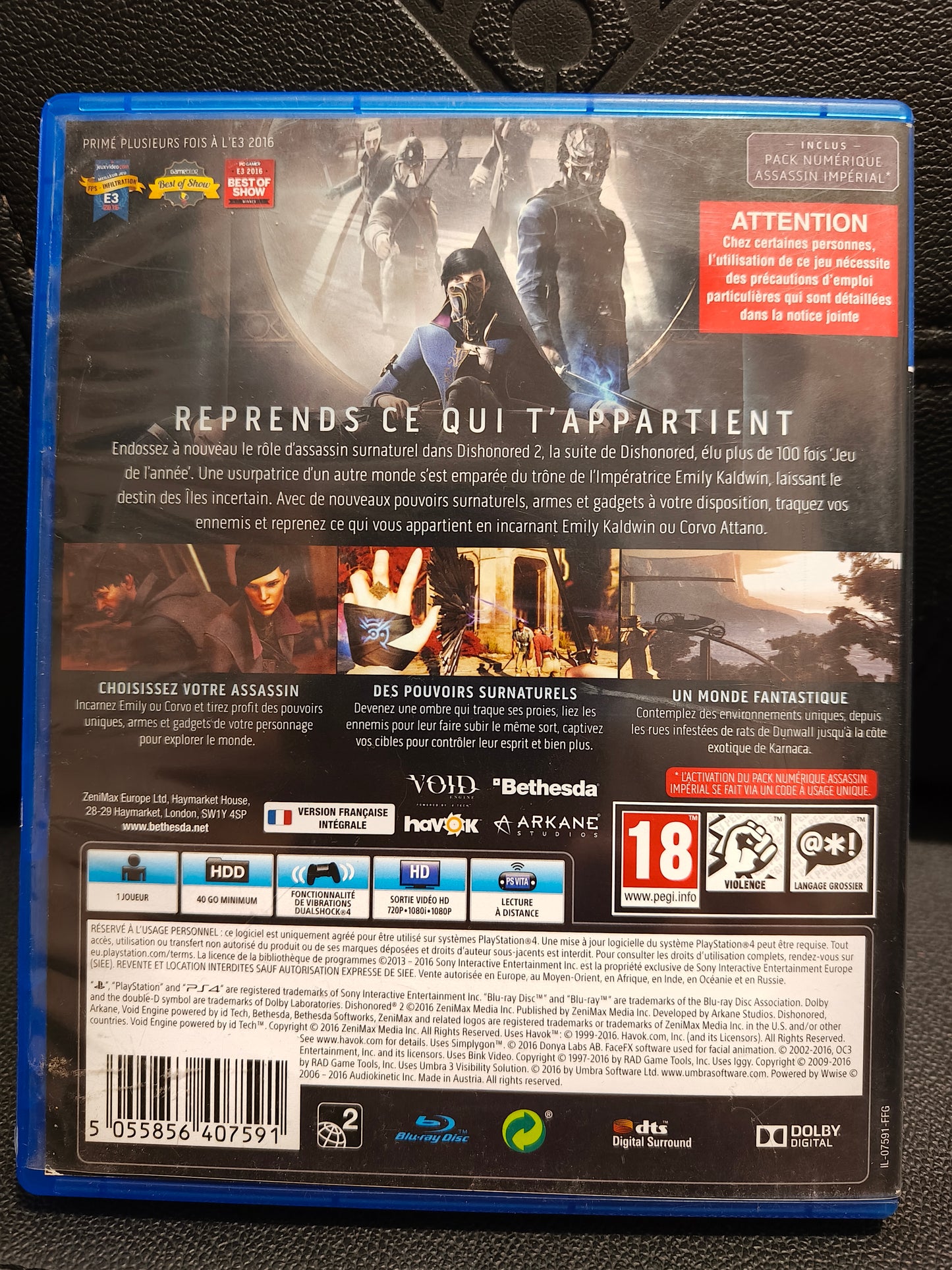 Dishonored 2 ps4