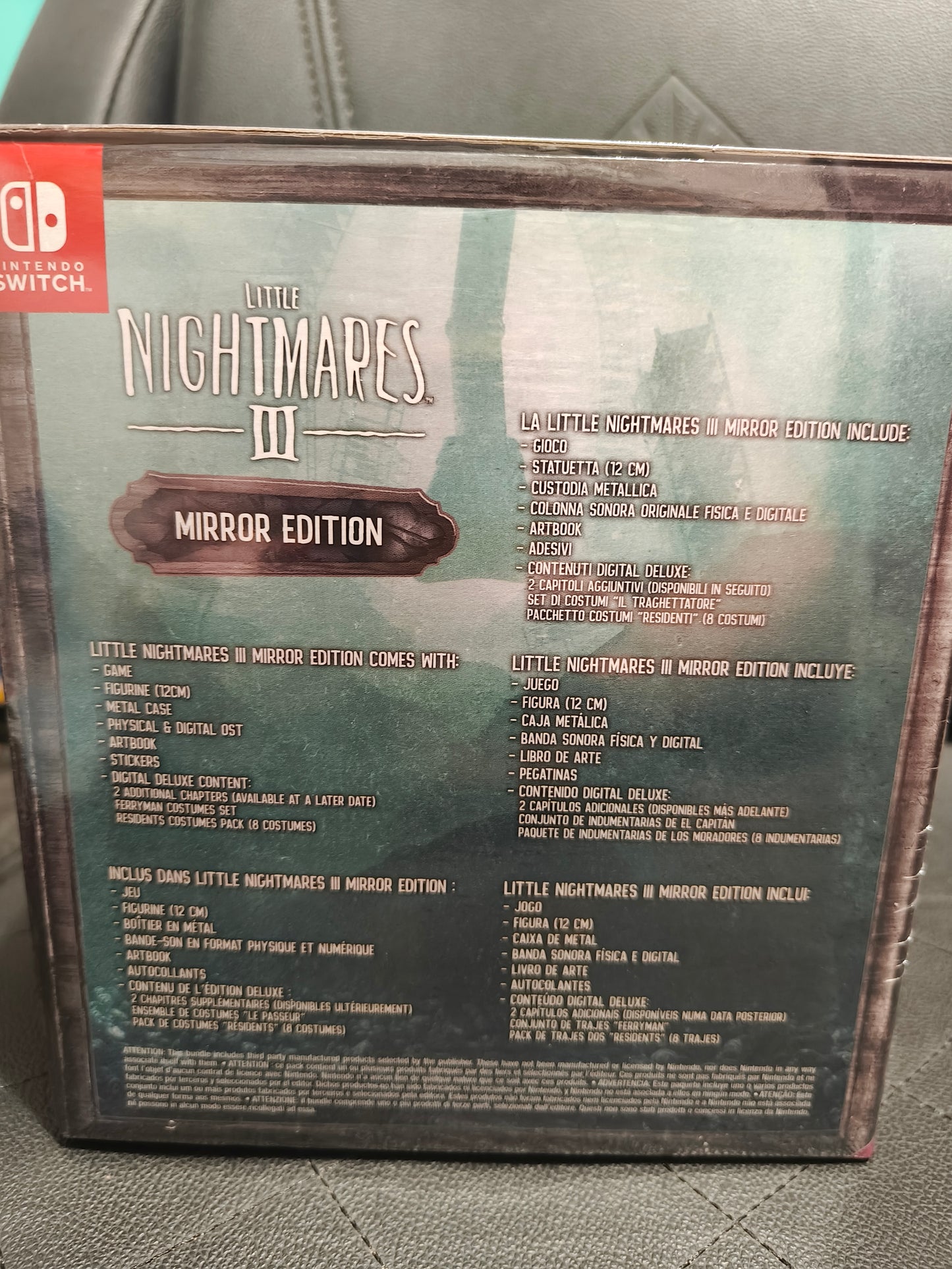 Little nightmares 3 mirror edition switch sealed