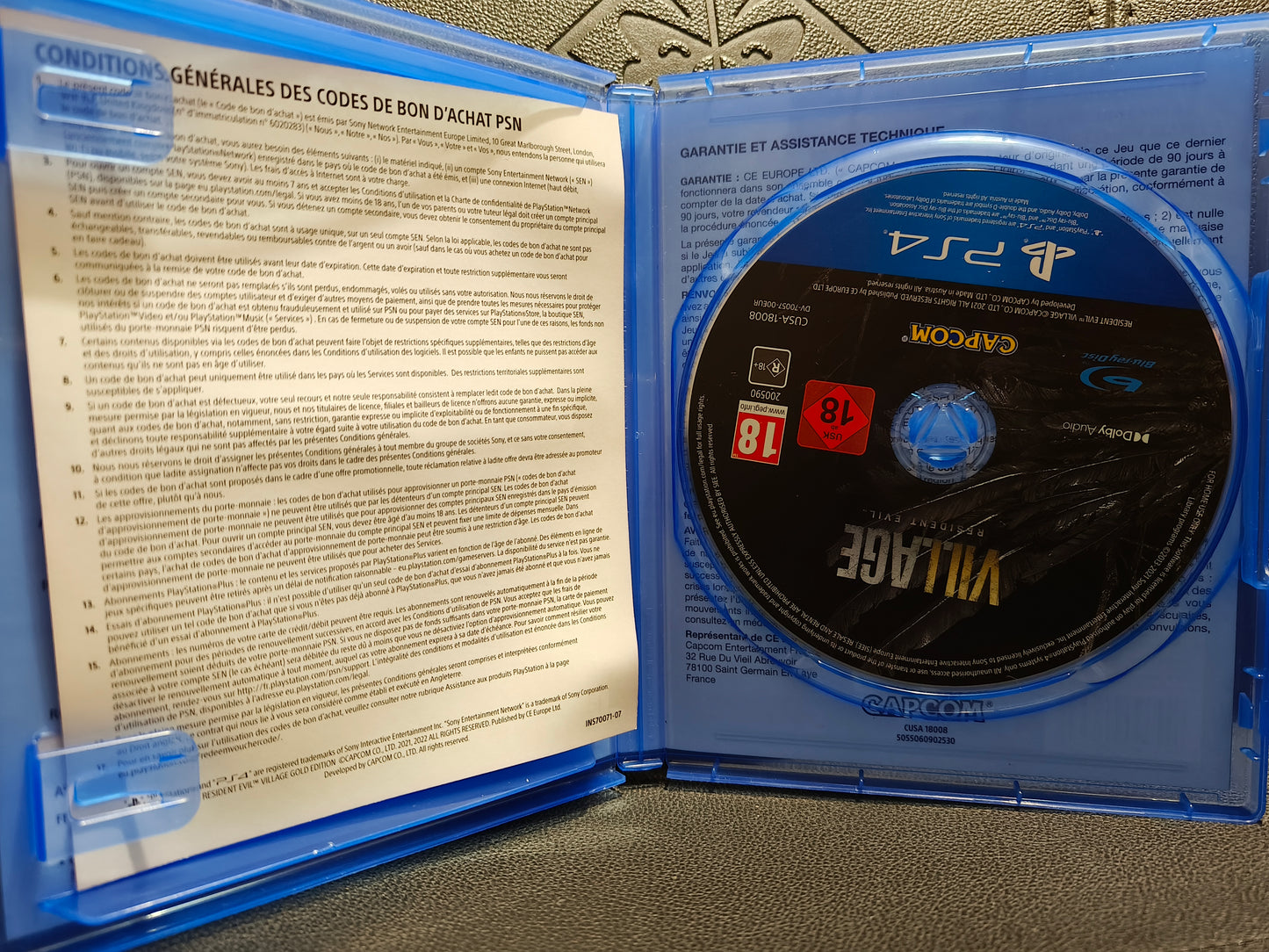 Resident evil Village Gold edition ps4